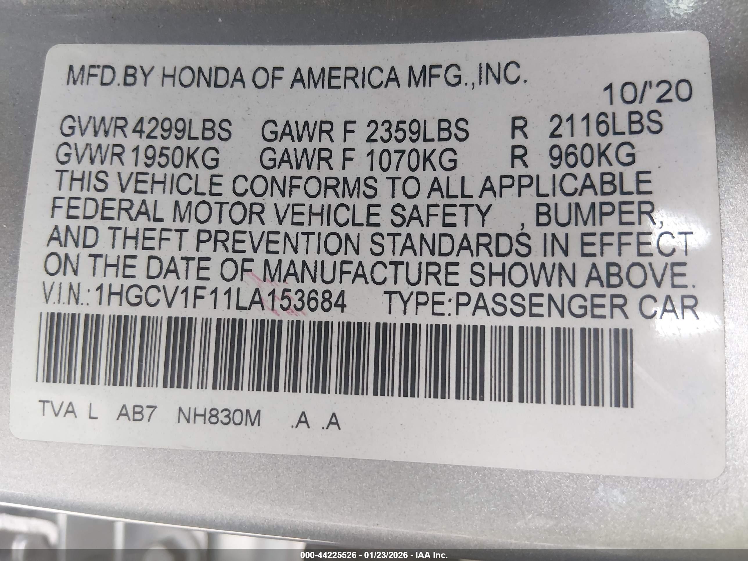 HONDA ACCORD image 9