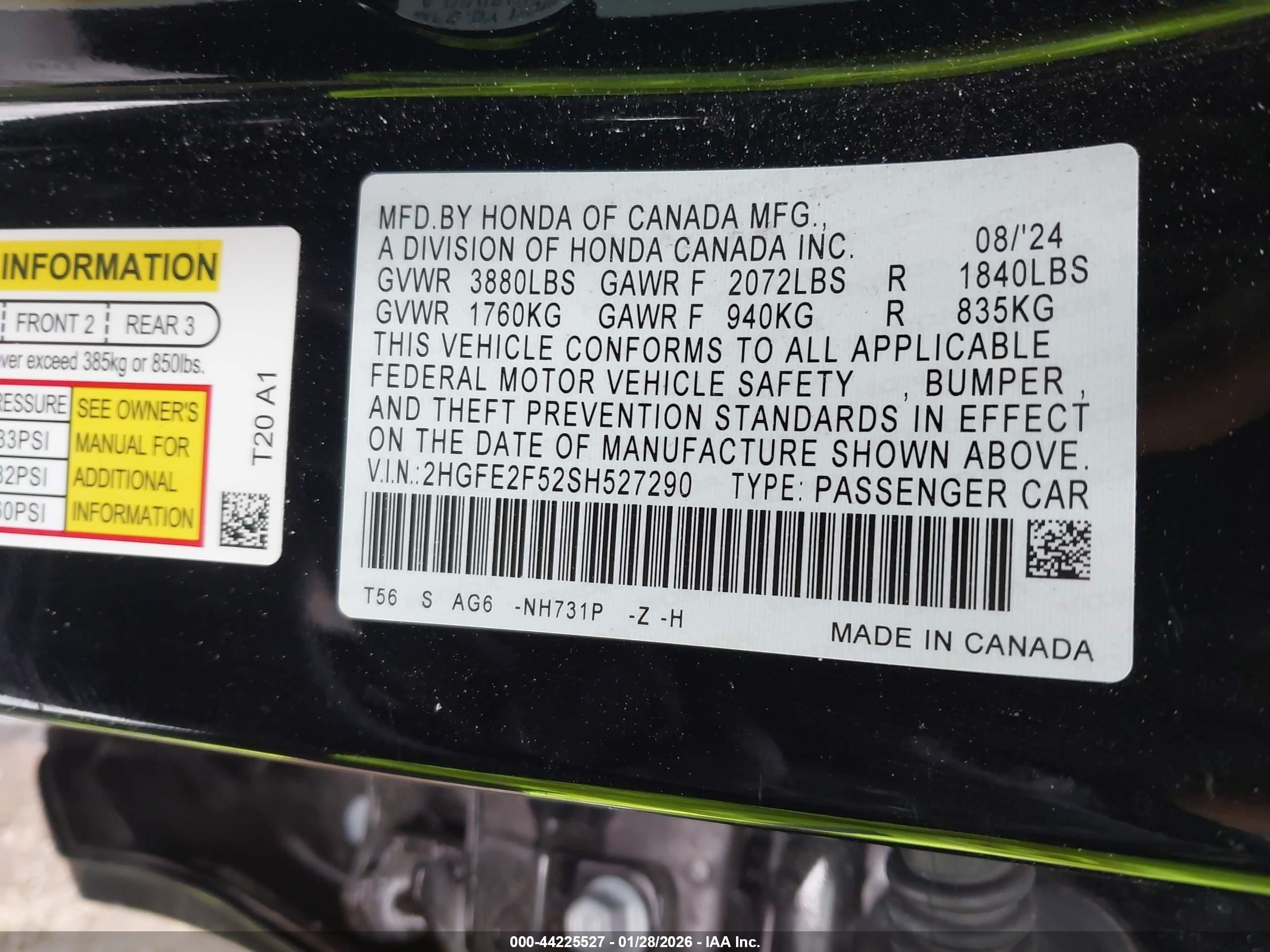 HONDA CIVIC image 9