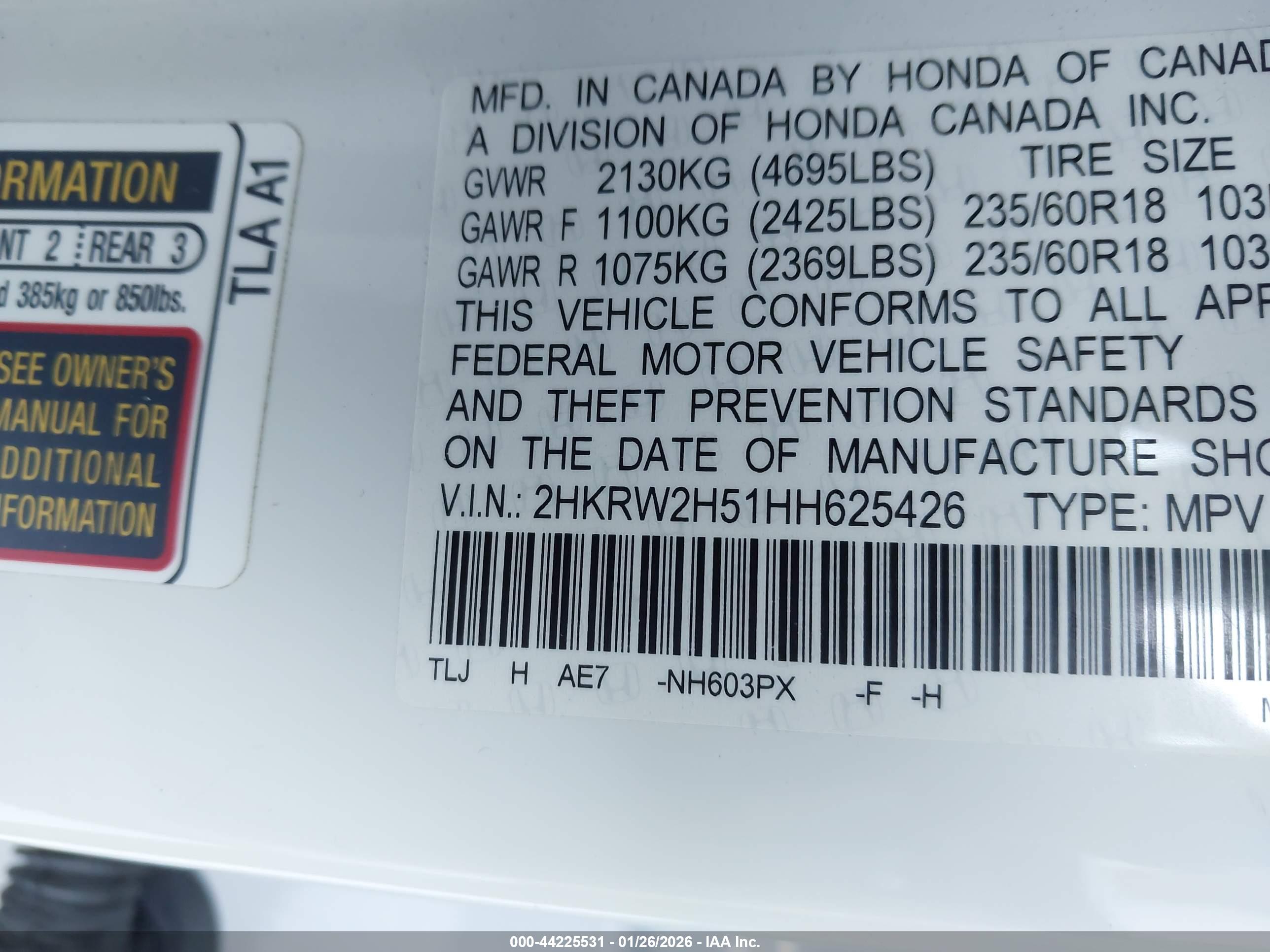 HONDA CR-V image 9