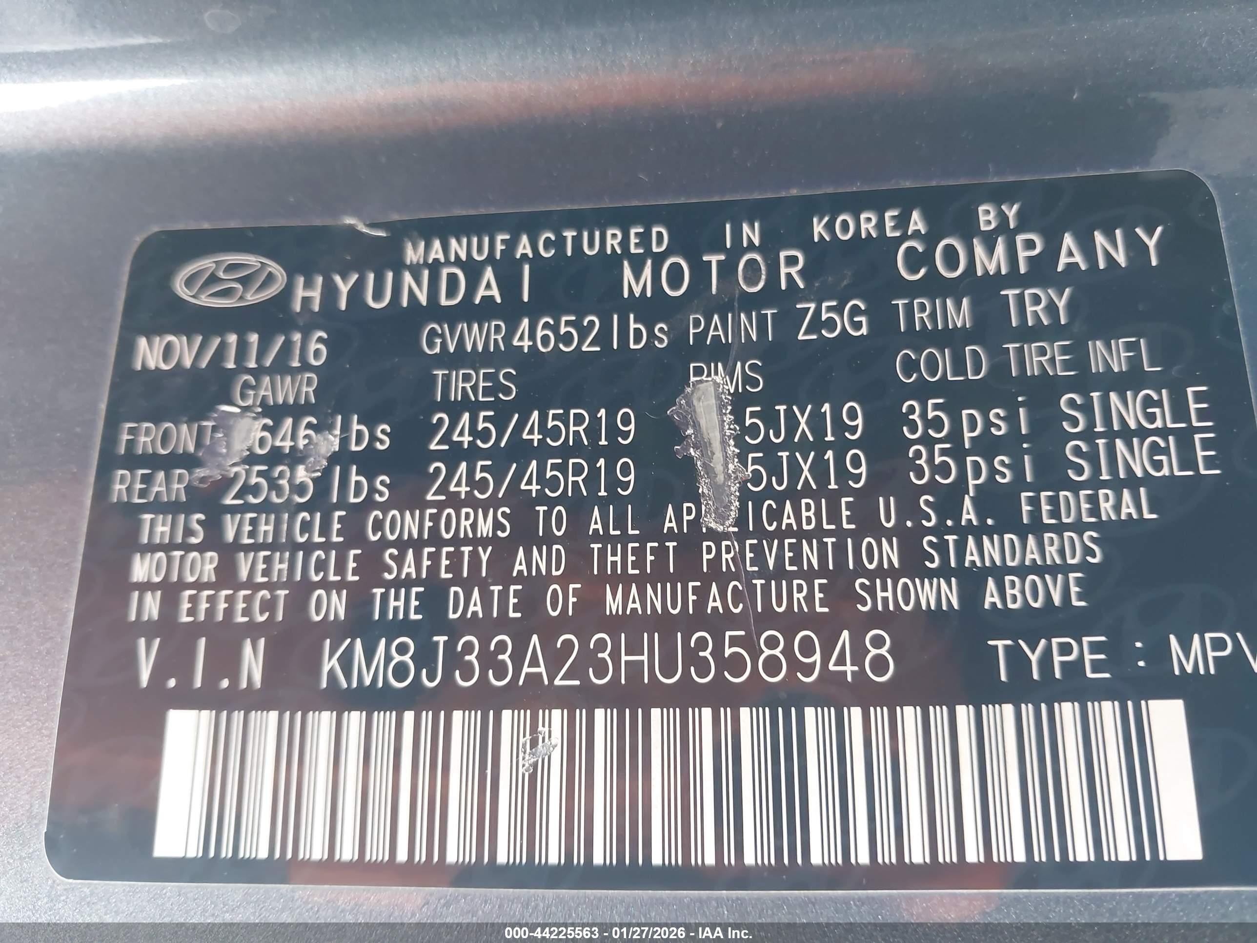 HYUNDAI TUCSON image 9