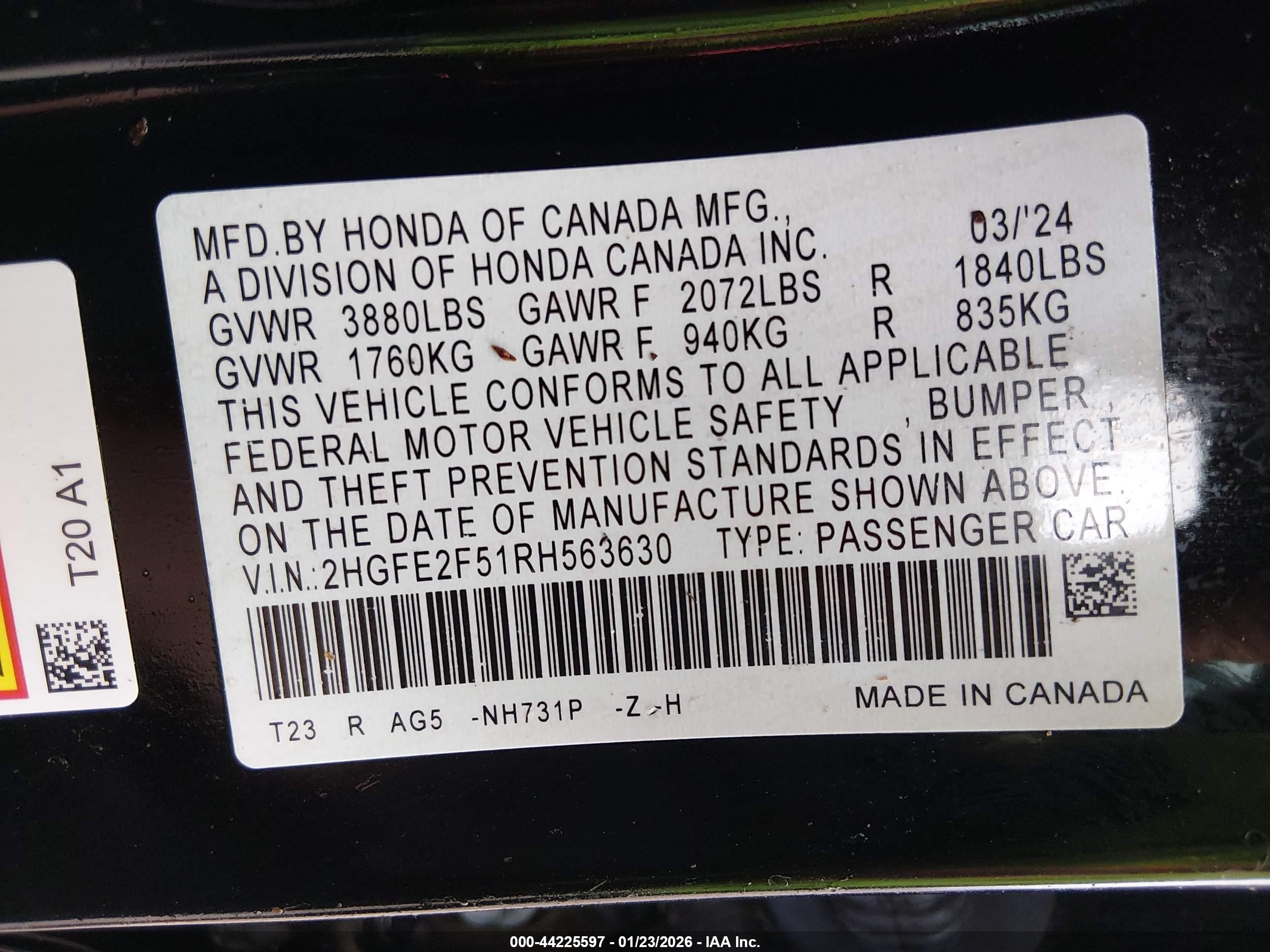 HONDA CIVIC image 9