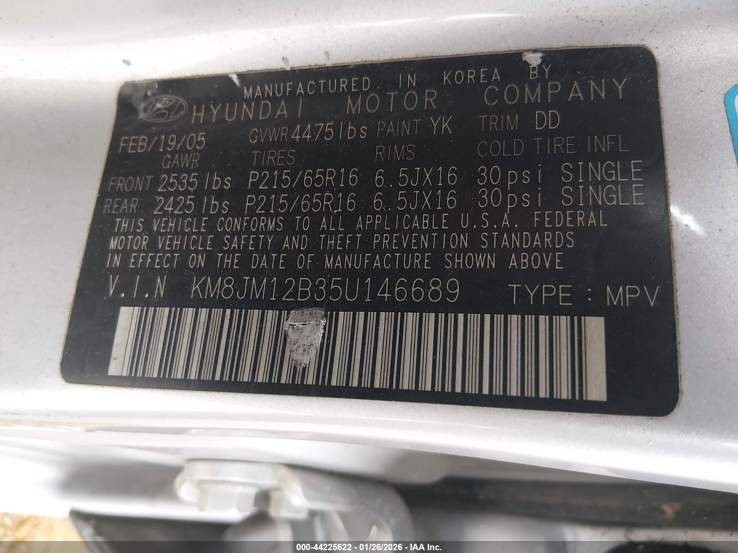 HYUNDAI TUCSON image 9