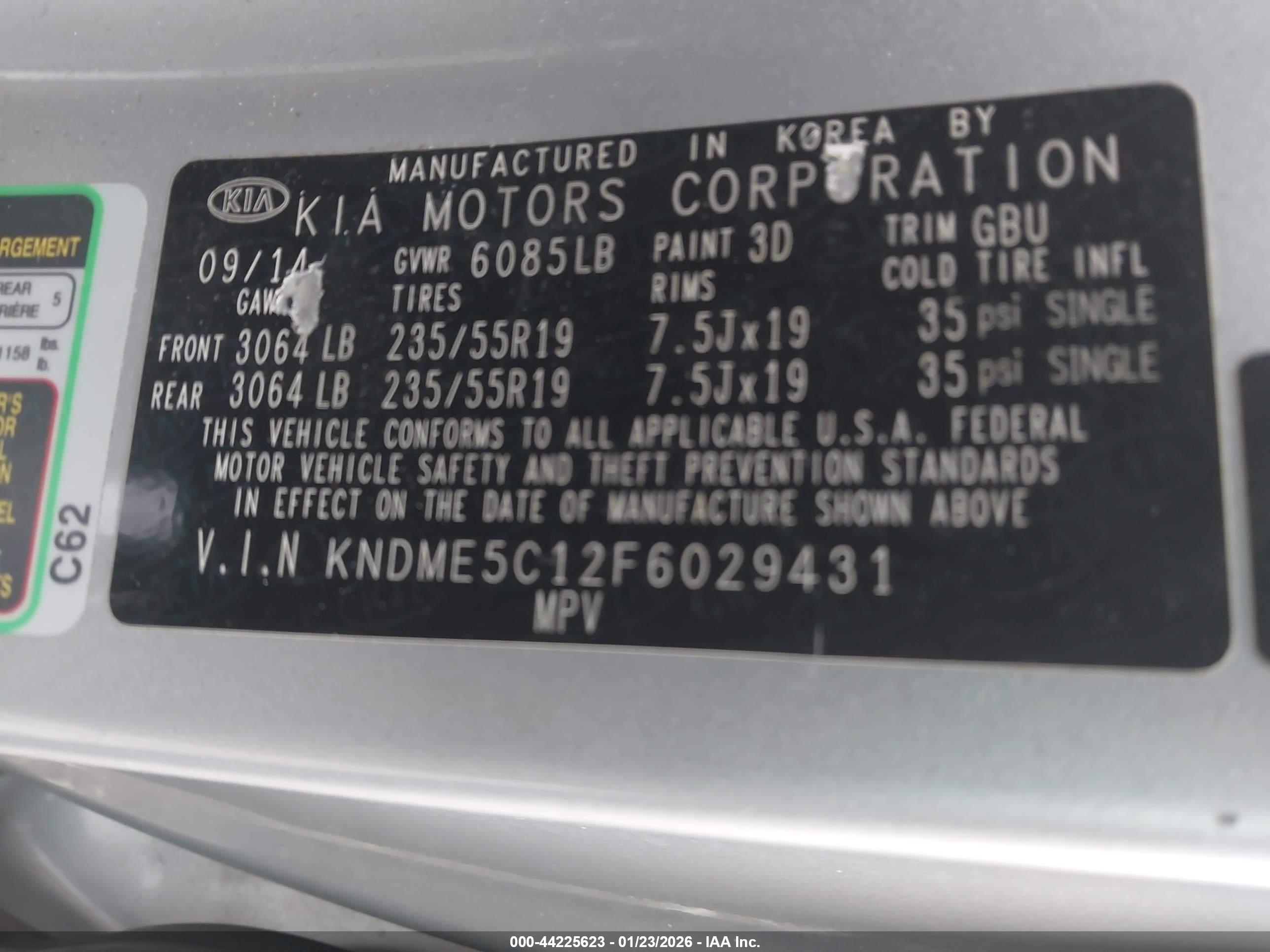 KIA SEDONA image 9
