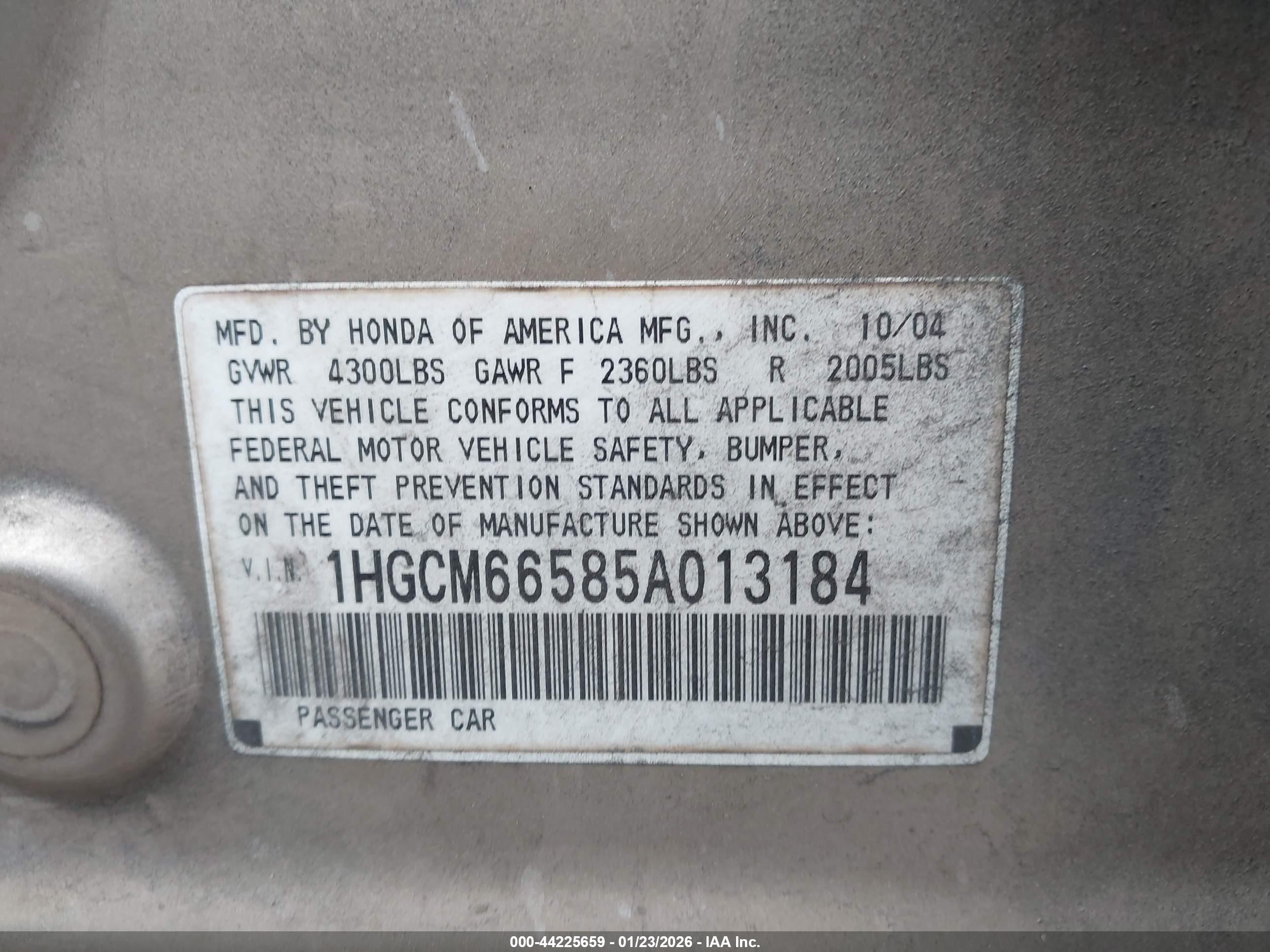HONDA ACCORD image 9
