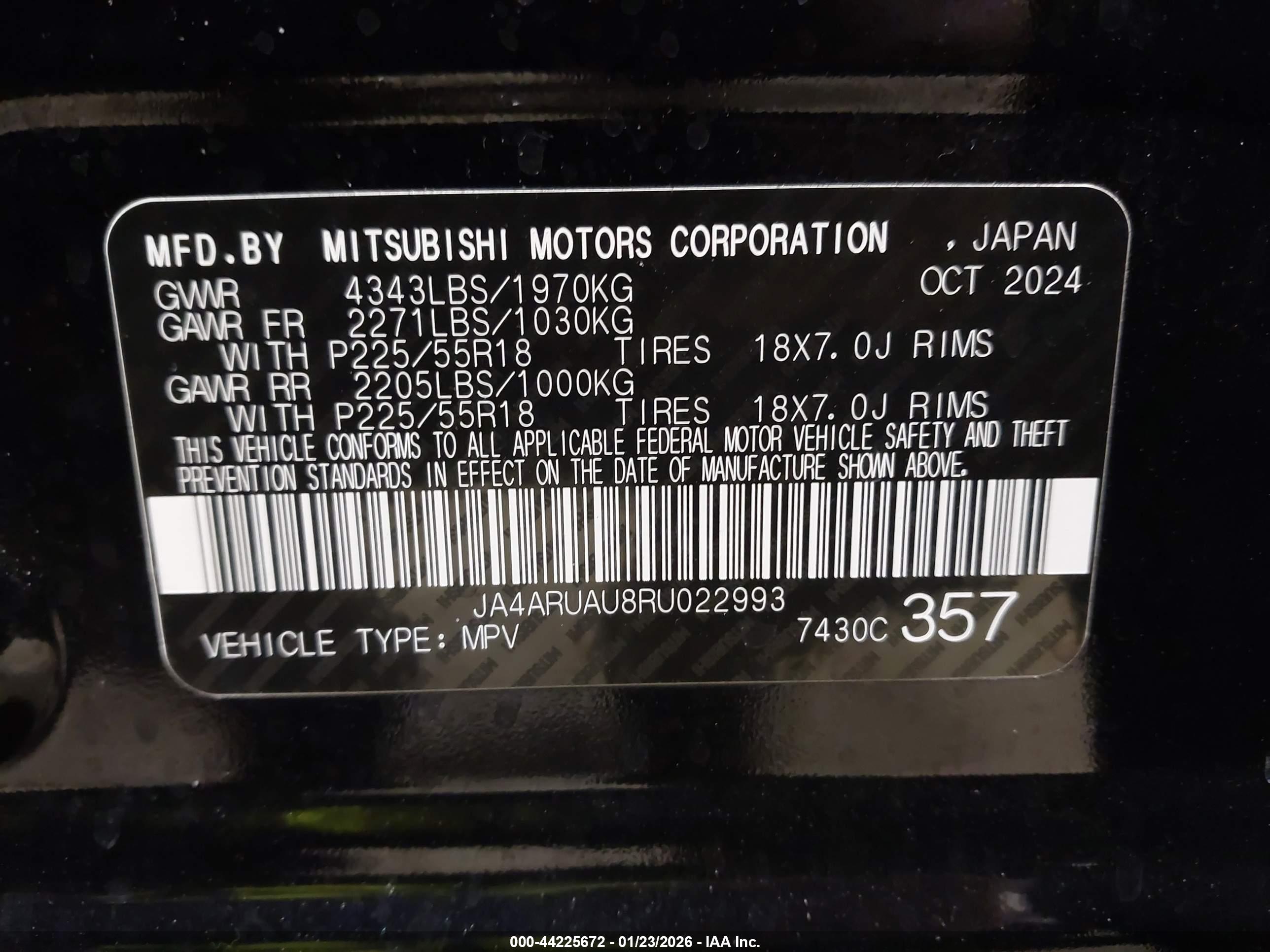 MITSUBISHI OUTLANDER image 9