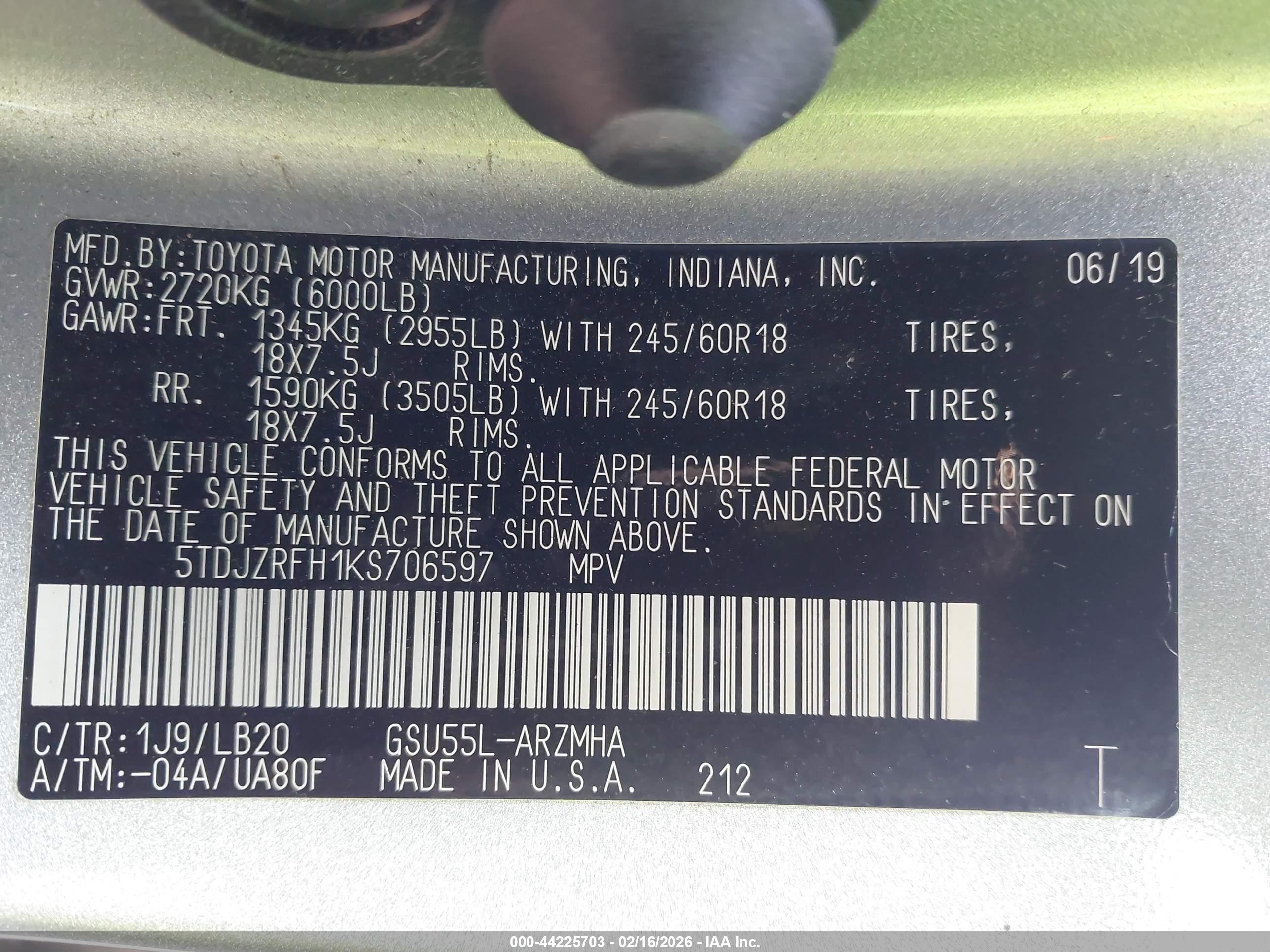 TOYOTA HIGHLANDER image 9