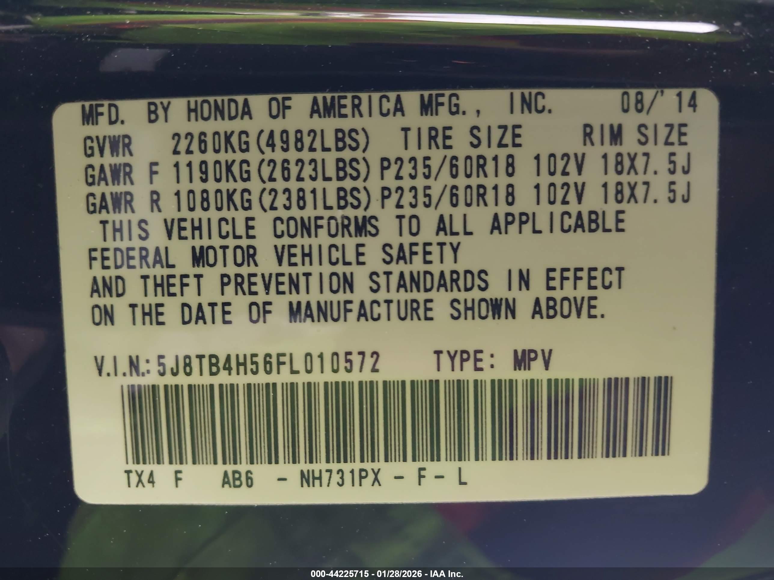 ACURA RDX image 9