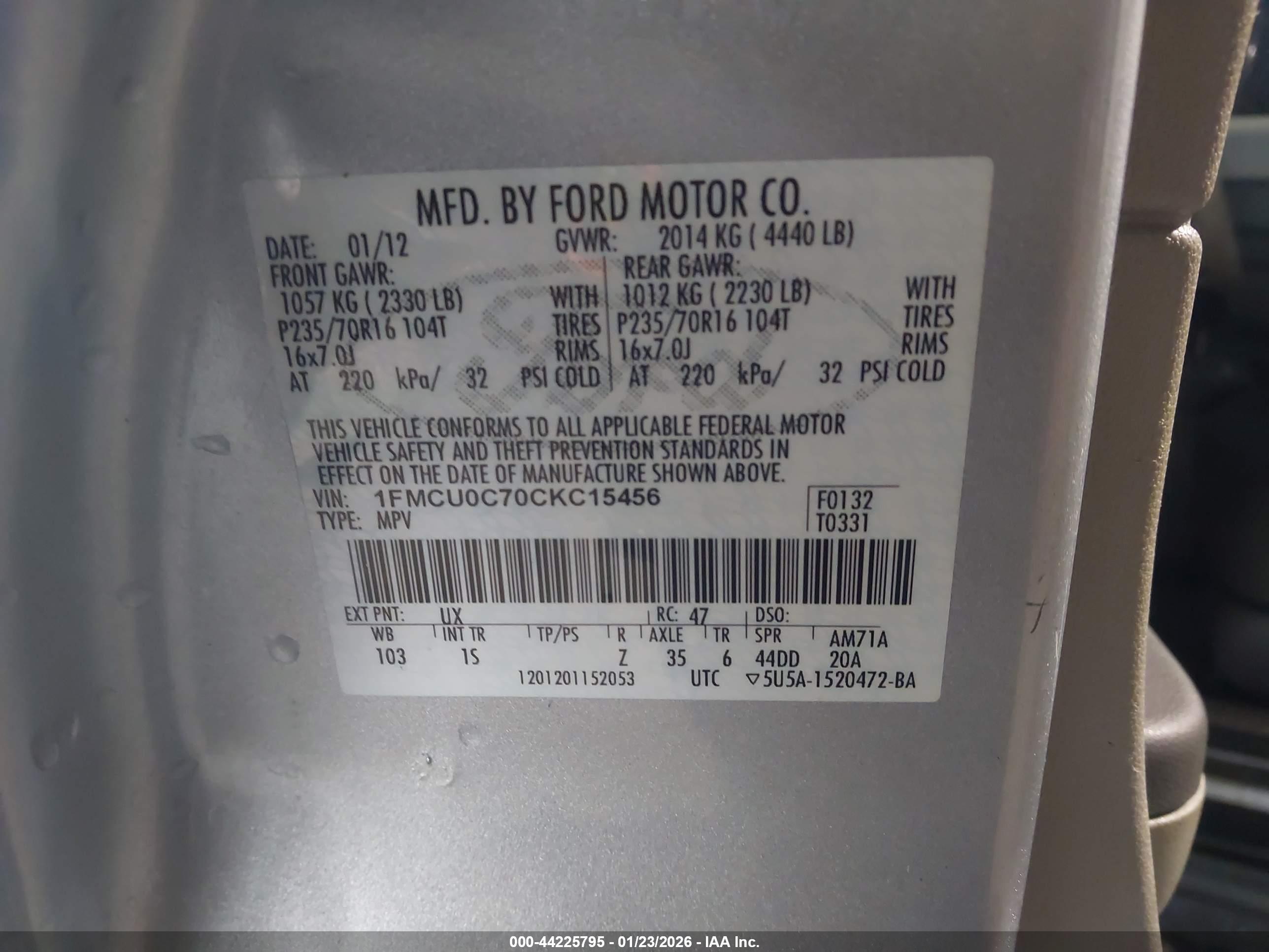 FORD ESCAPE image 9
