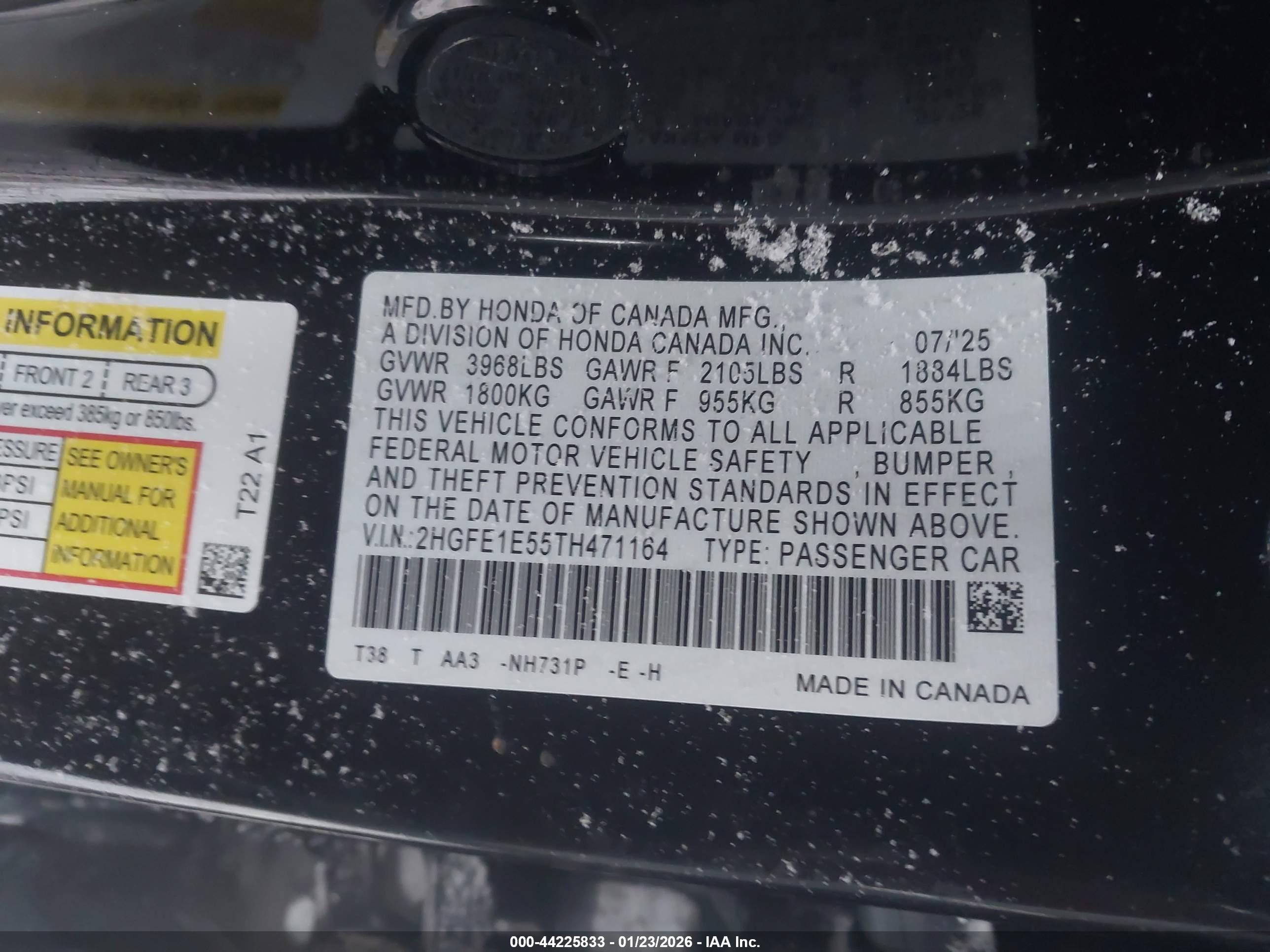 HONDA CIVIC image 9