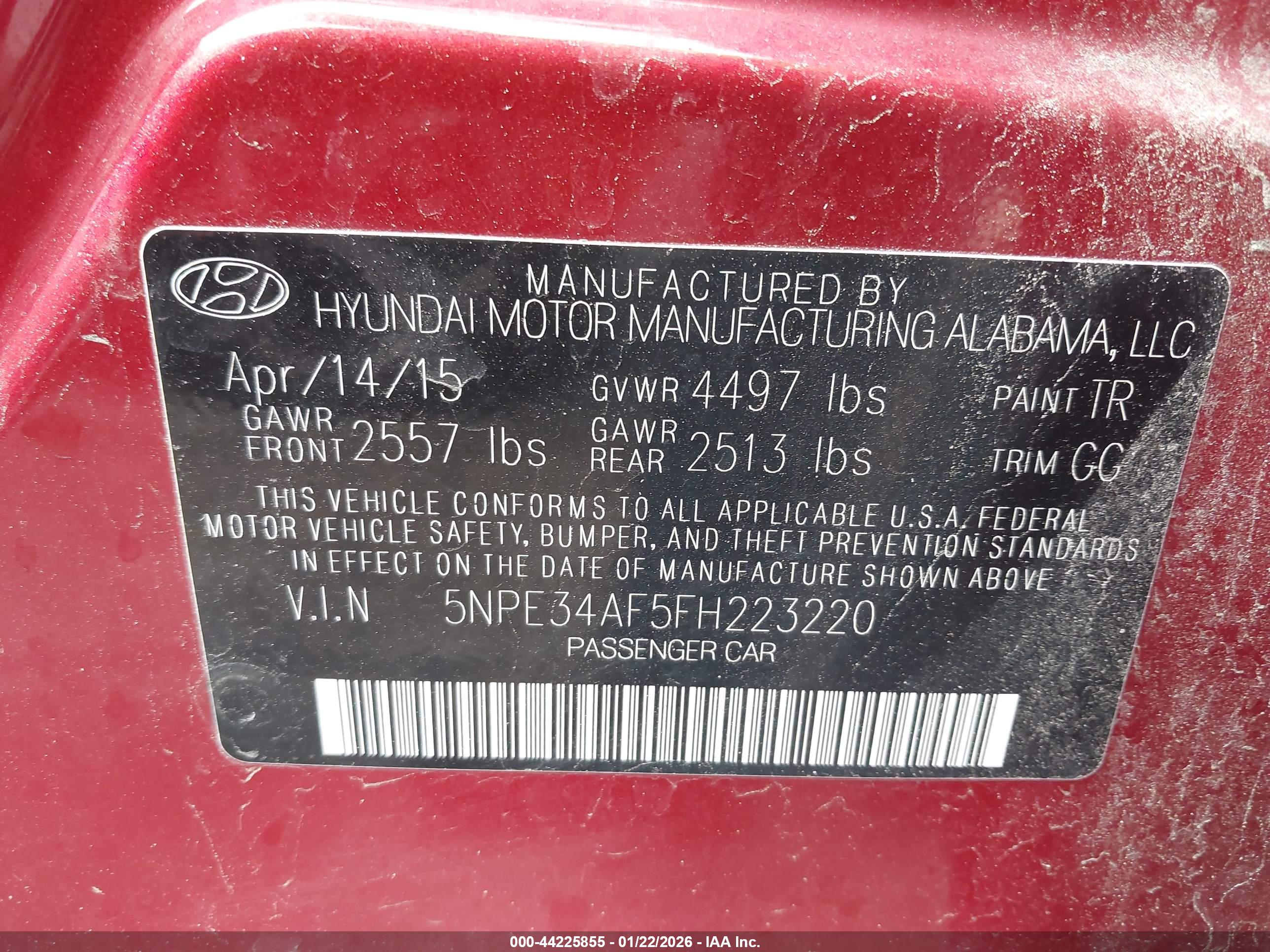 HYUNDAI SONATA image 9