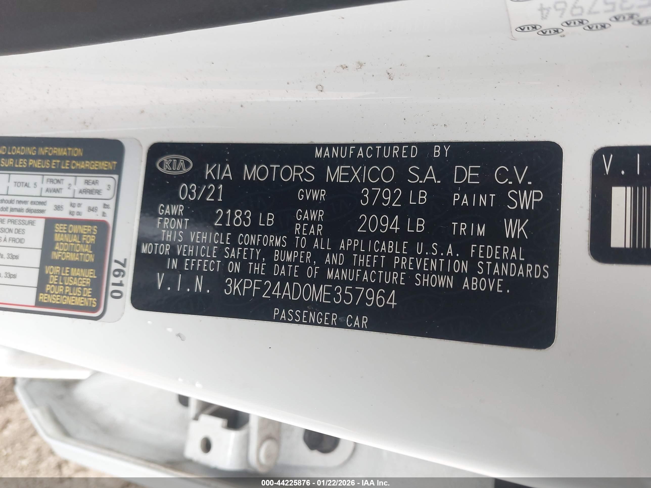 KIA FORTE image 9
