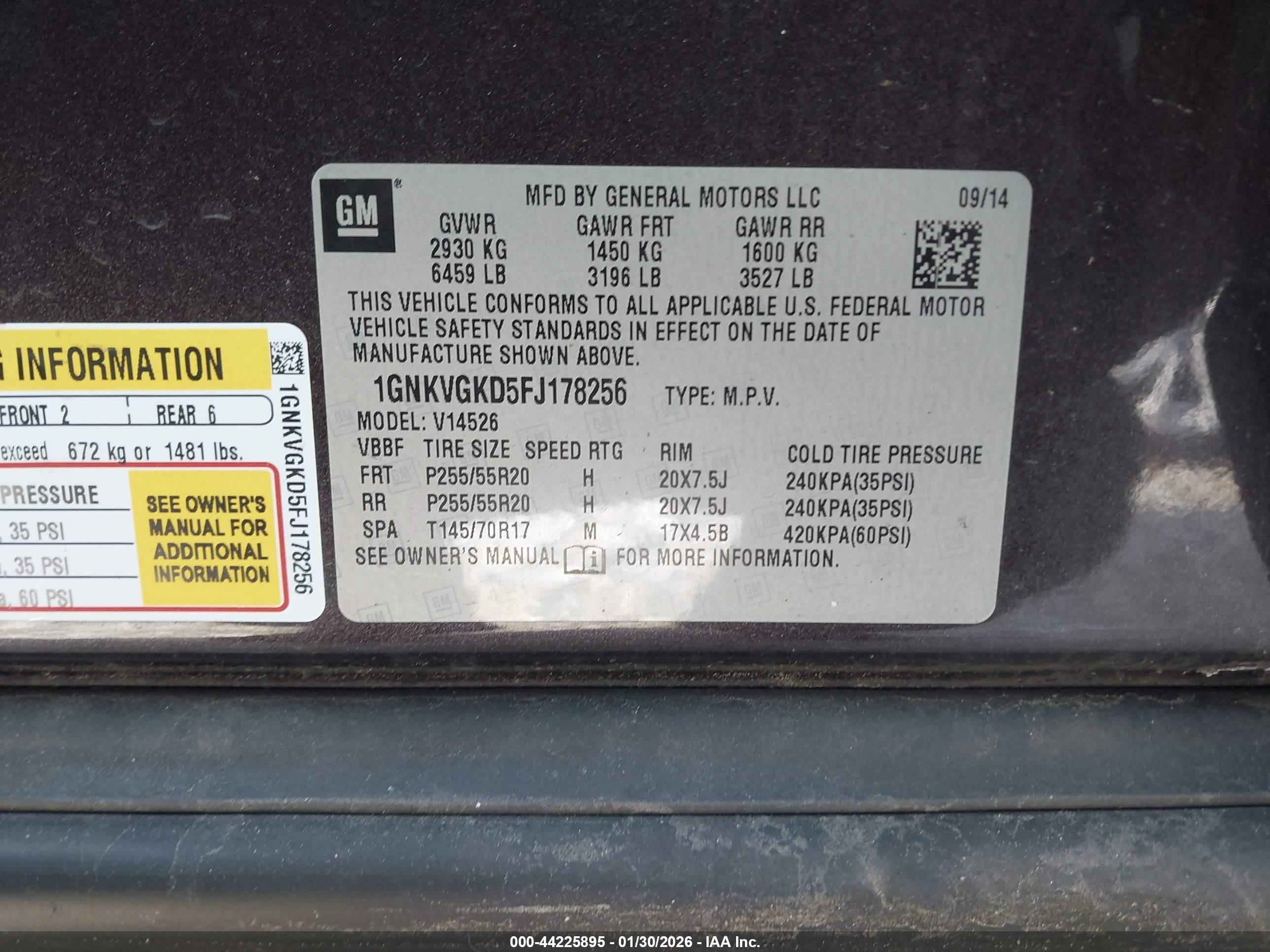 CHEVROLET TRAVERSE image 9