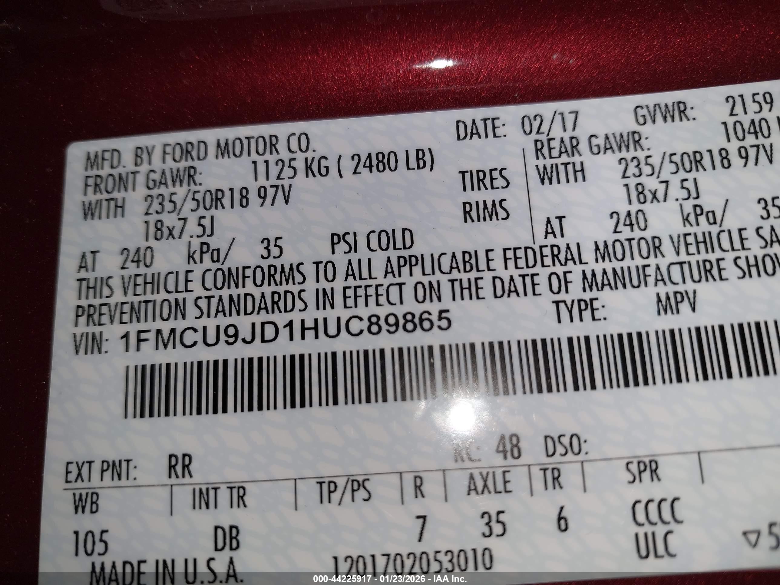 FORD ESCAPE image 9