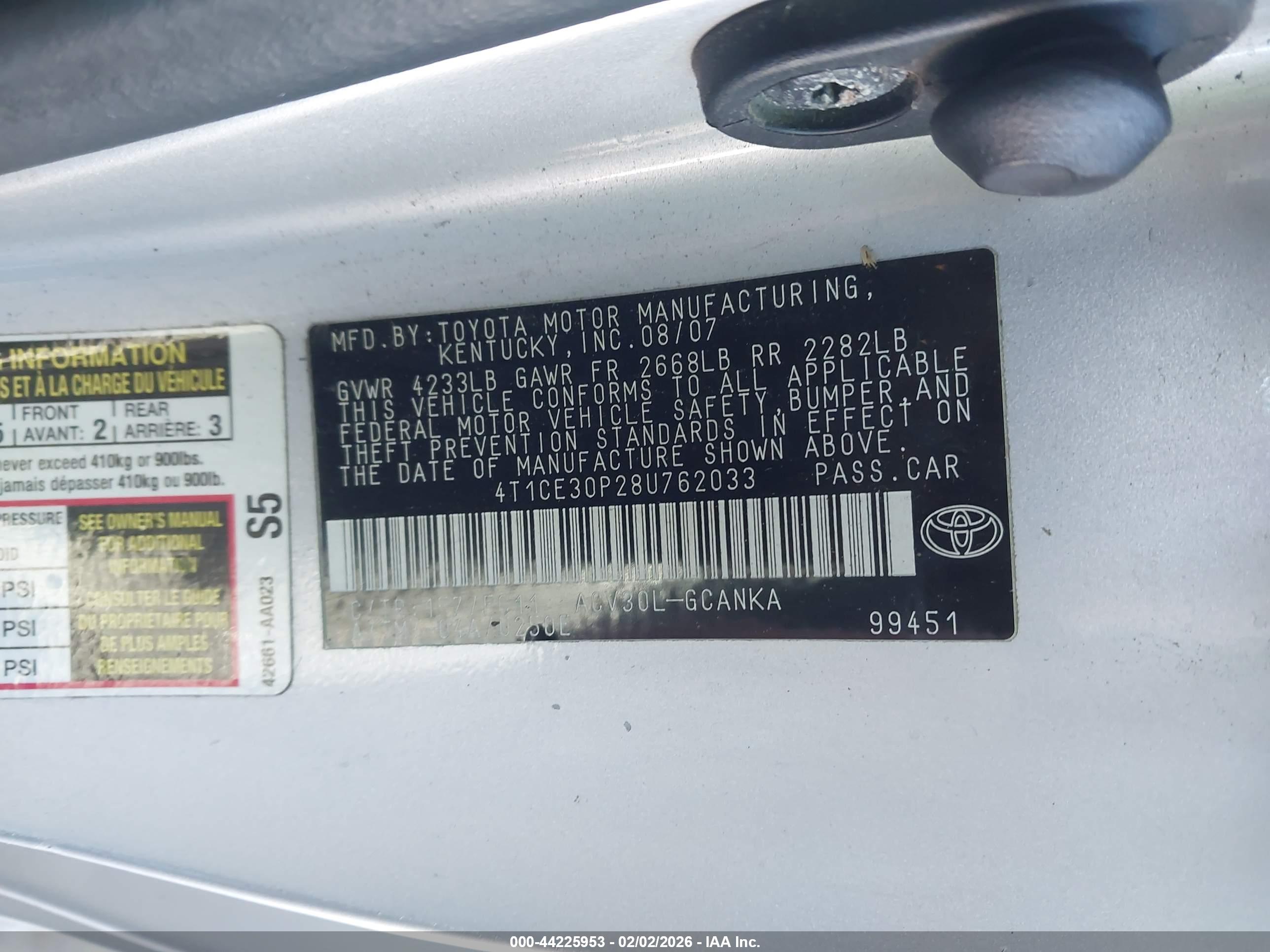 TOYOTA CAMRY image 9