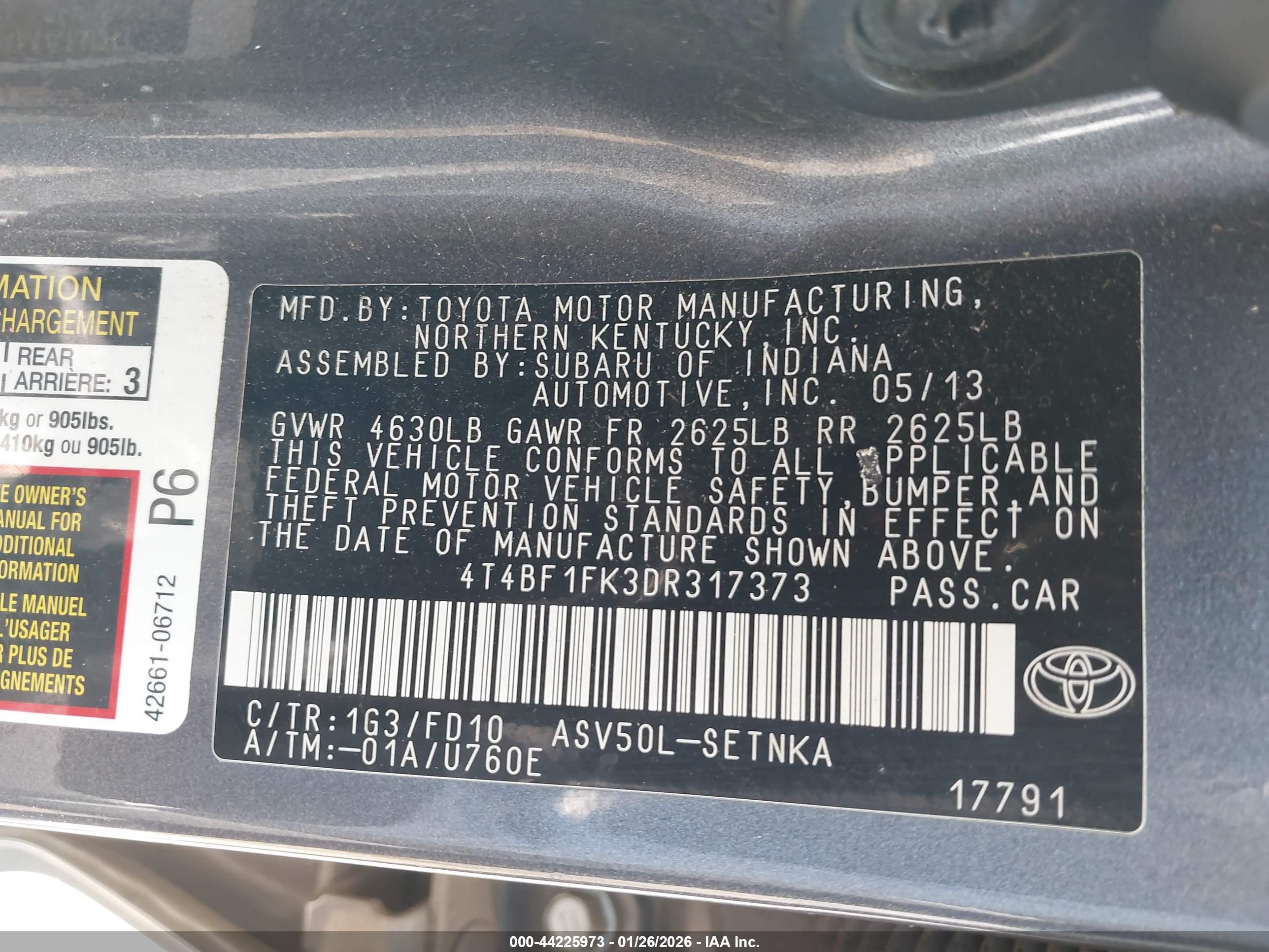 TOYOTA CAMRY image 9