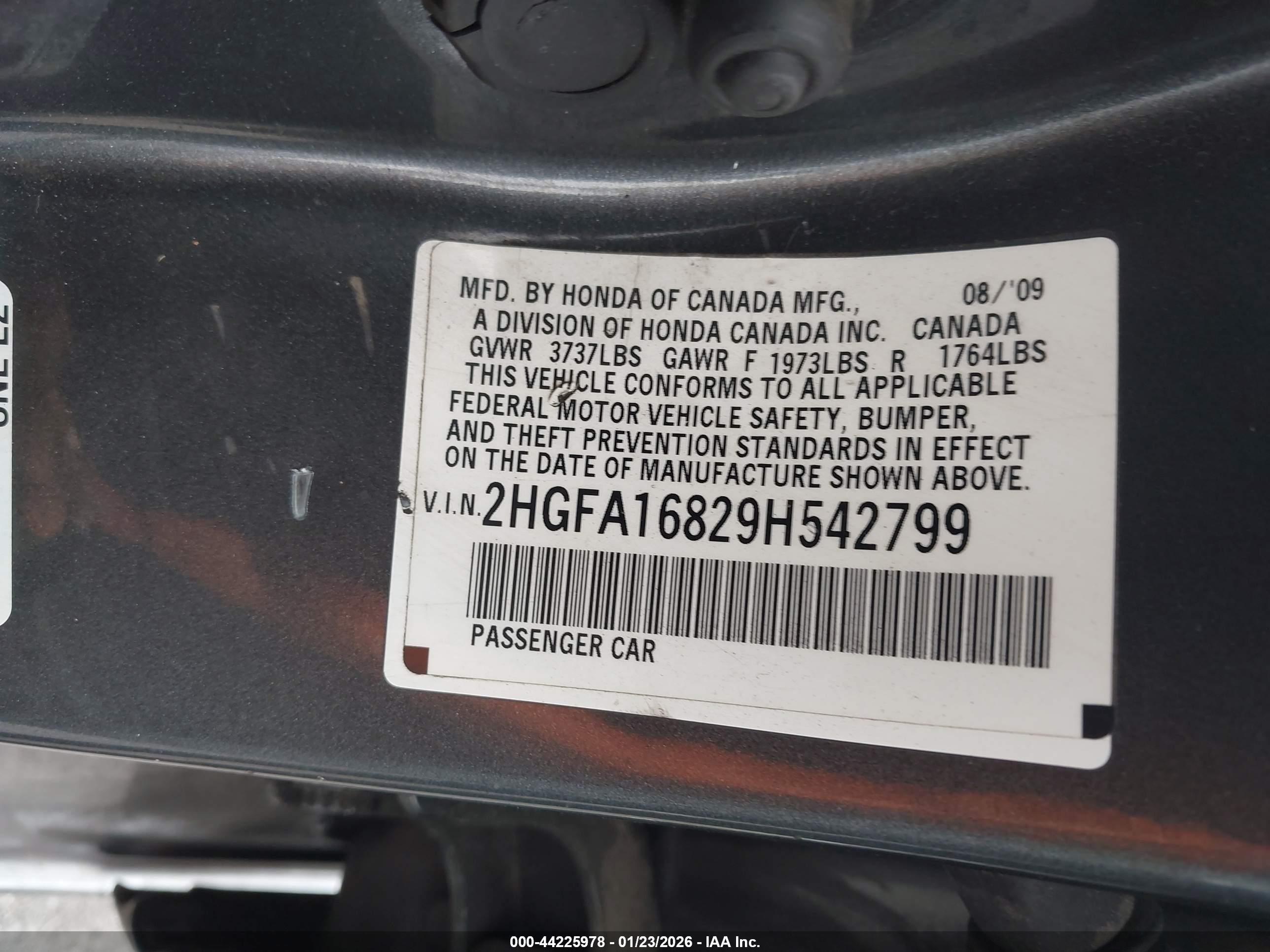 HONDA CIVIC image 9