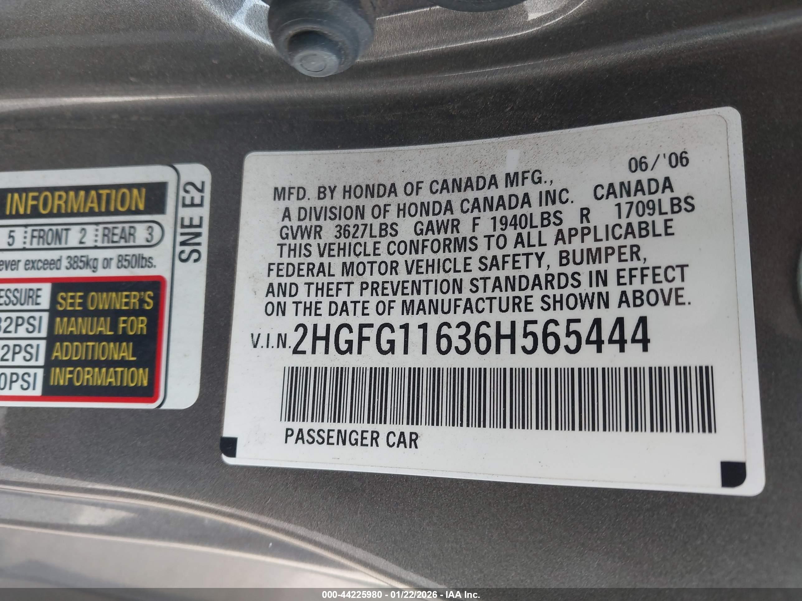HONDA CIVIC image 9