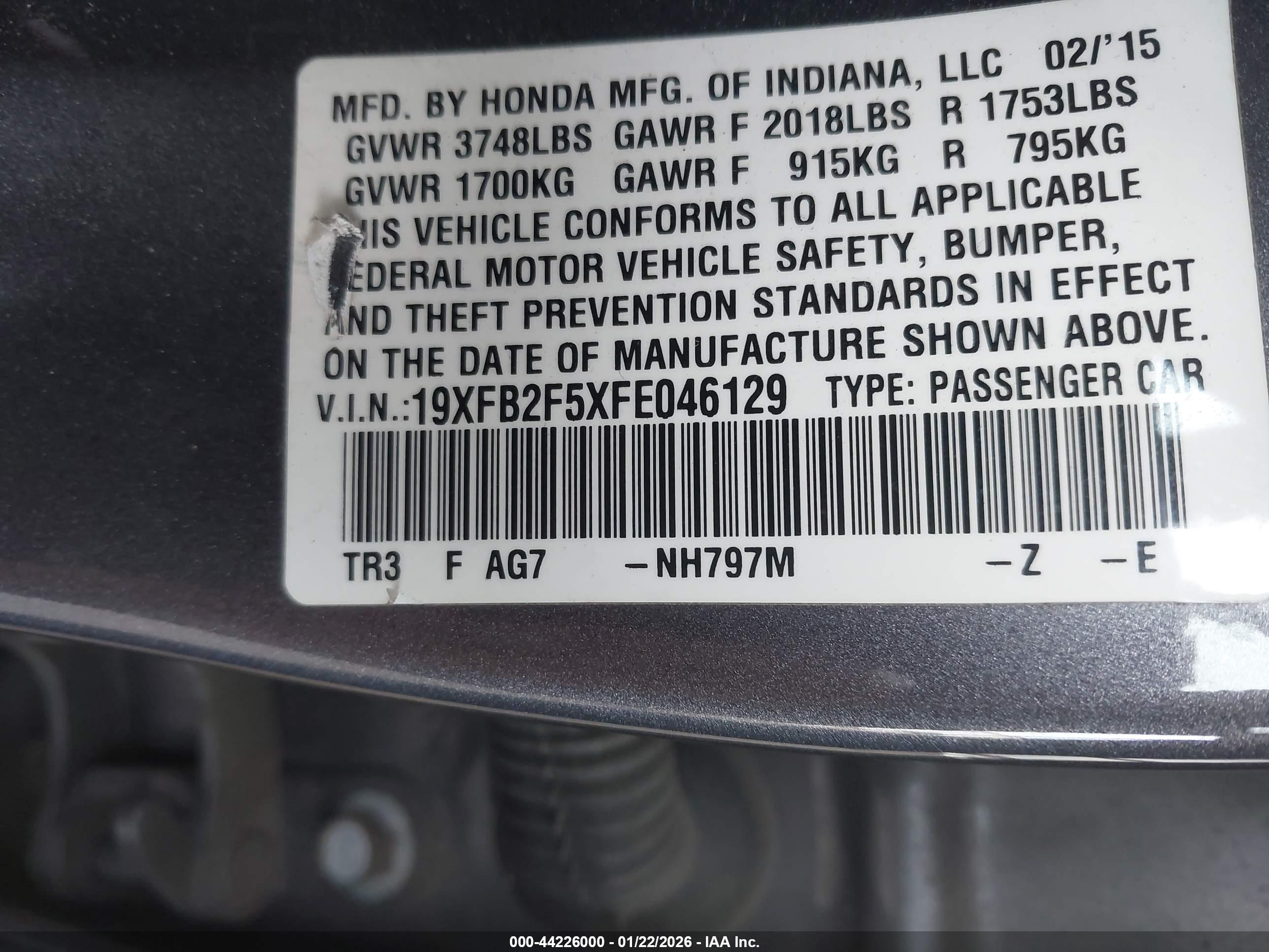 HONDA CIVIC image 9