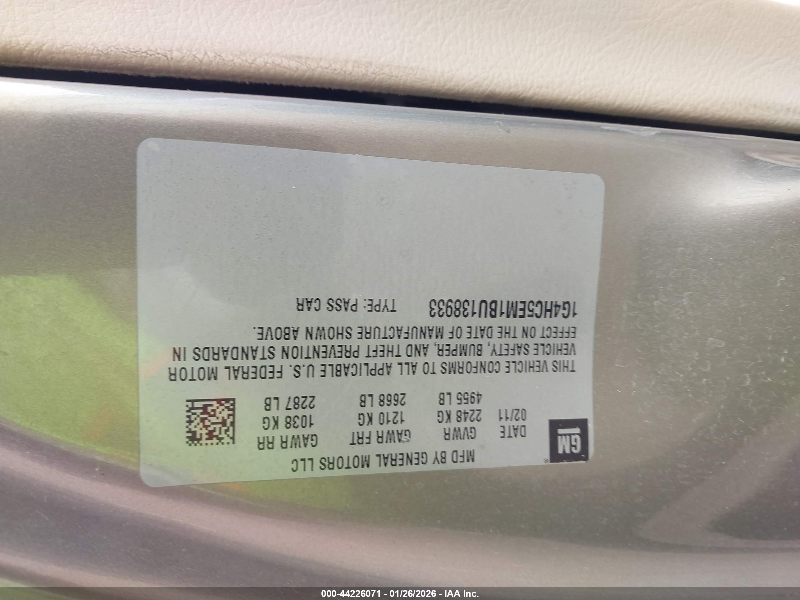BUICK LUCERNE image 9