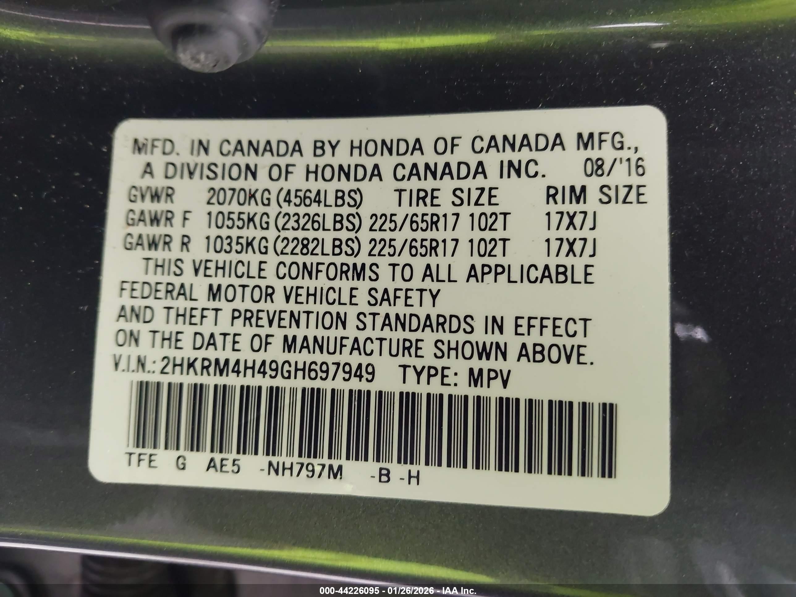 HONDA CR-V image 9
