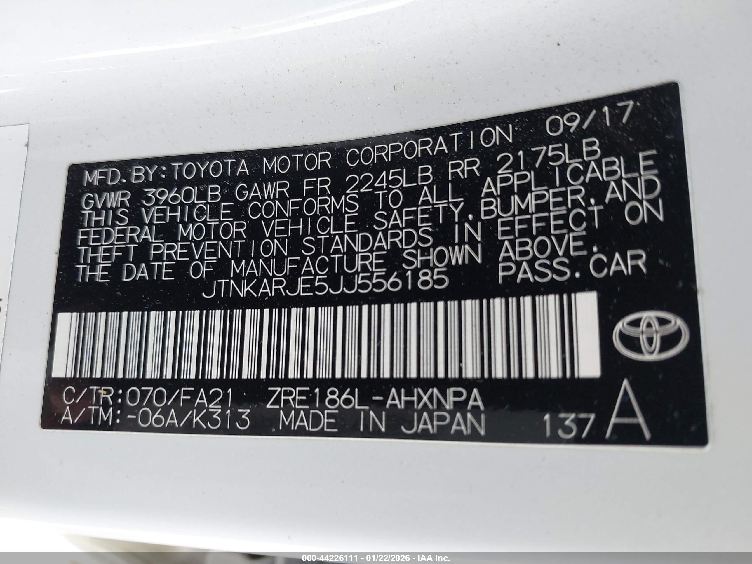 TOYOTA COROLLA image 9