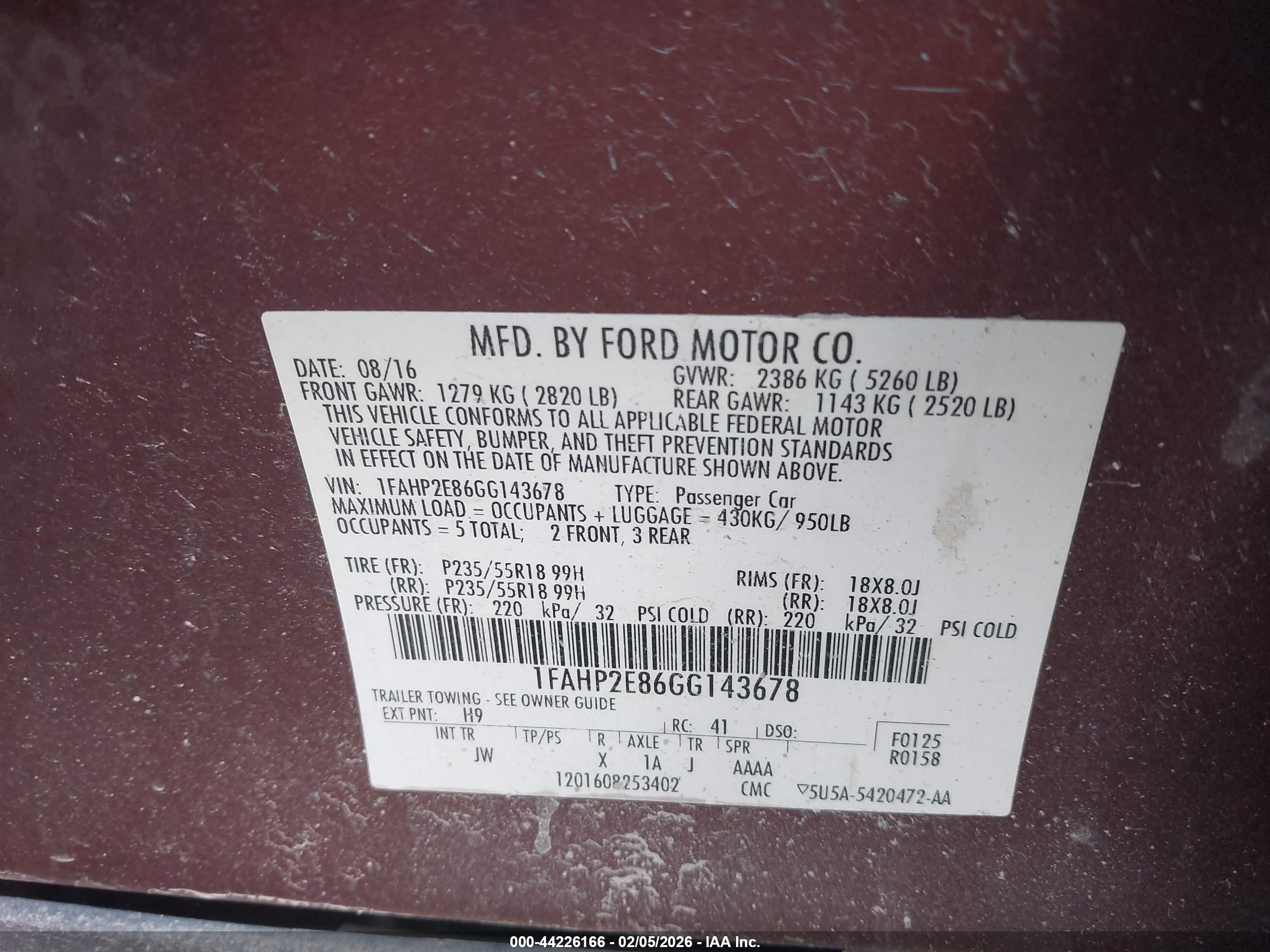 FORD TAURUS image 9