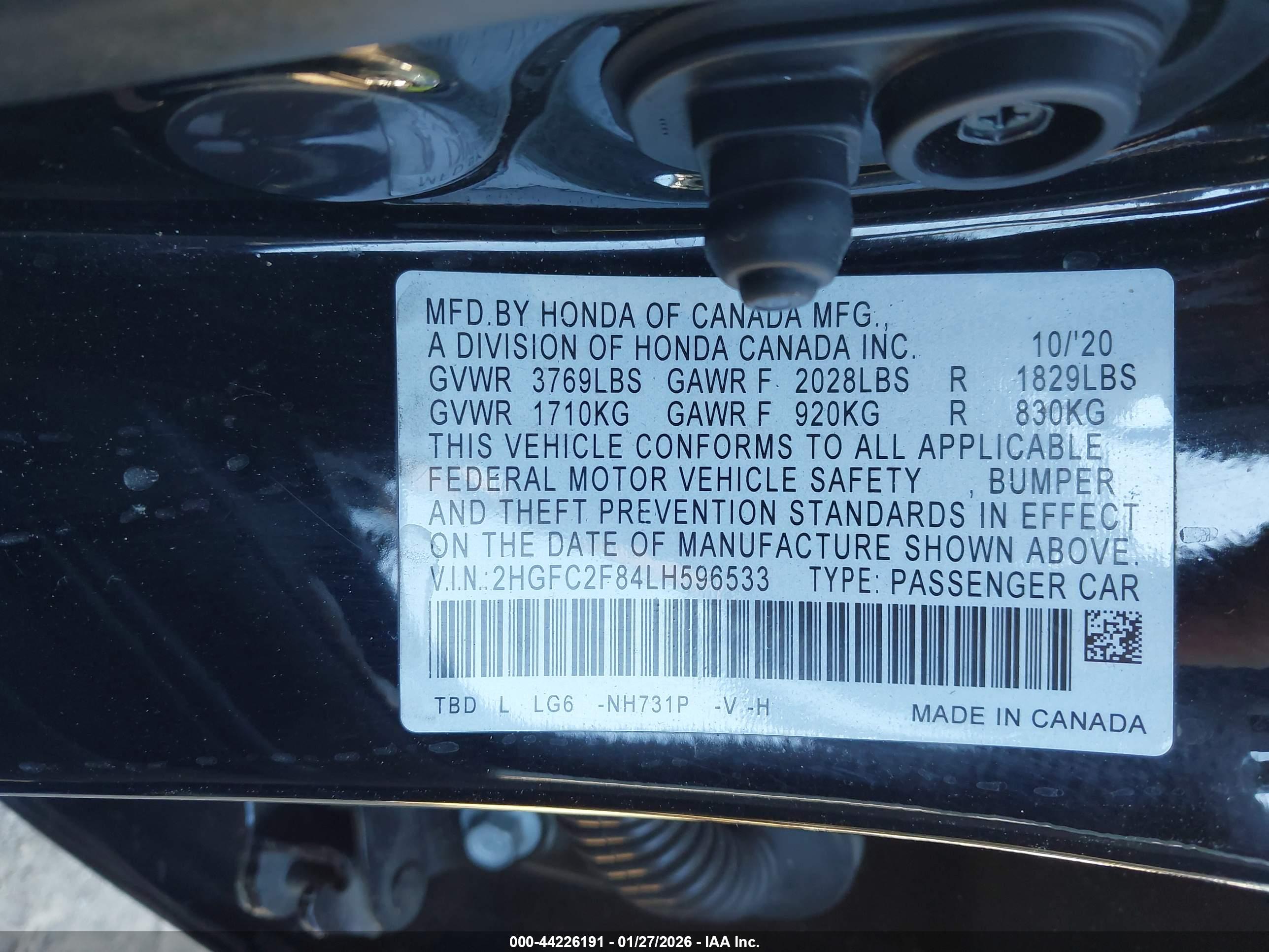 HONDA CIVIC image 9