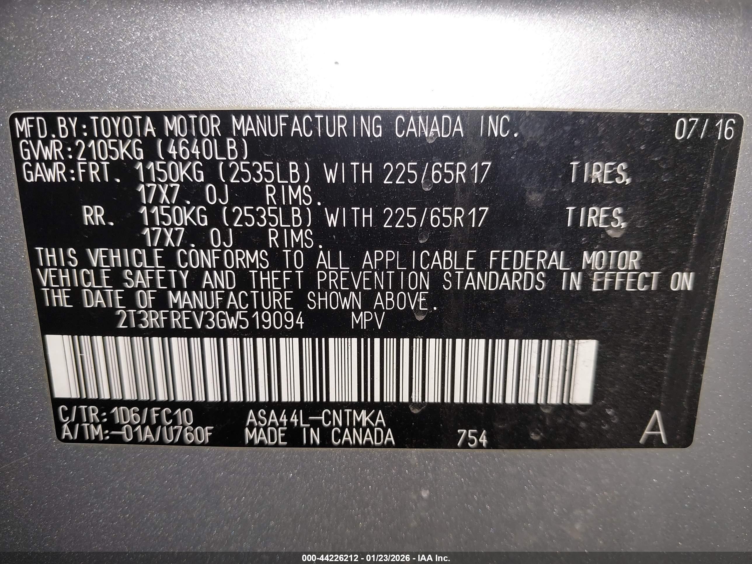 TOYOTA RAV4 image 9