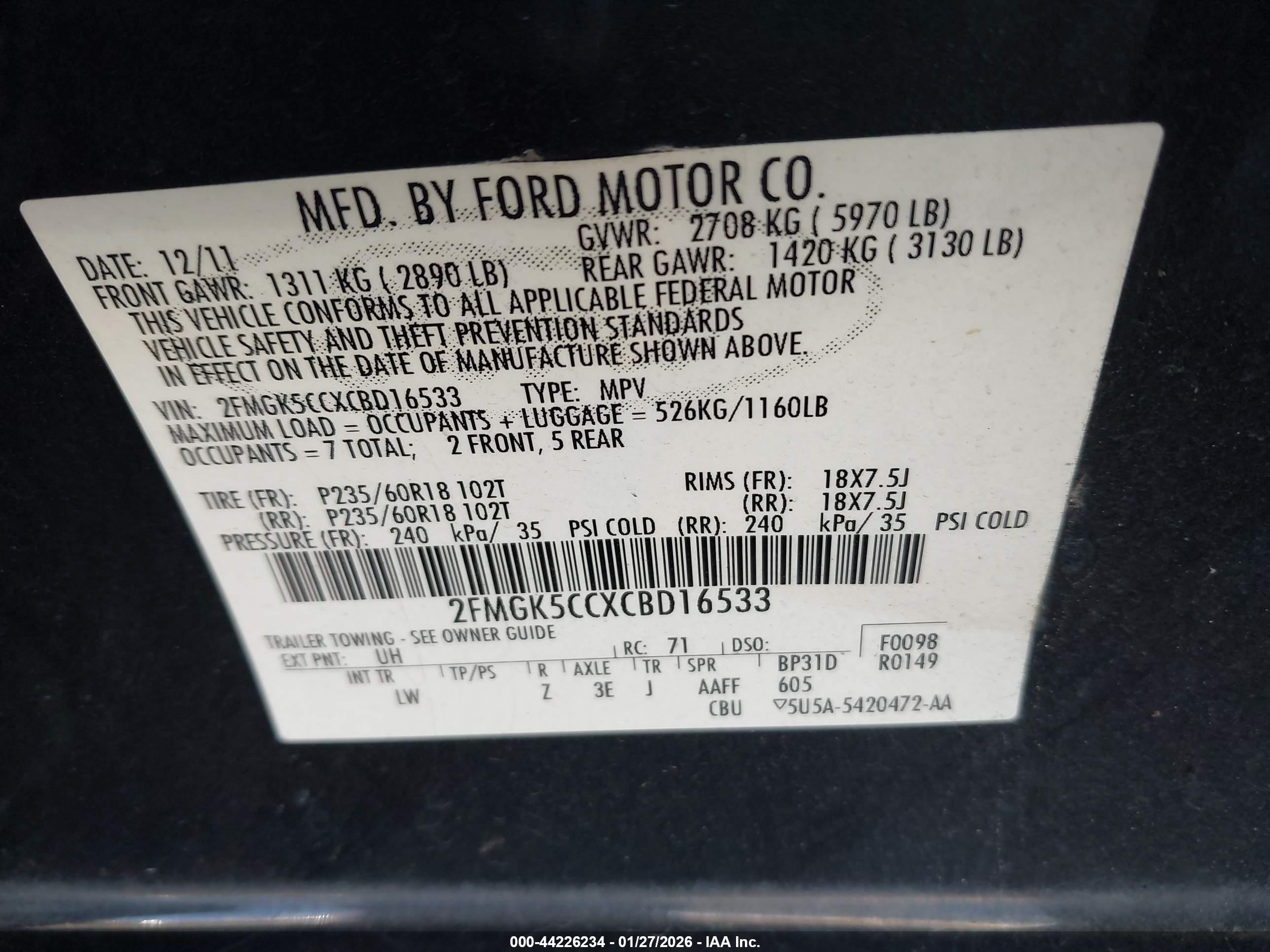 FORD FLEX image 9