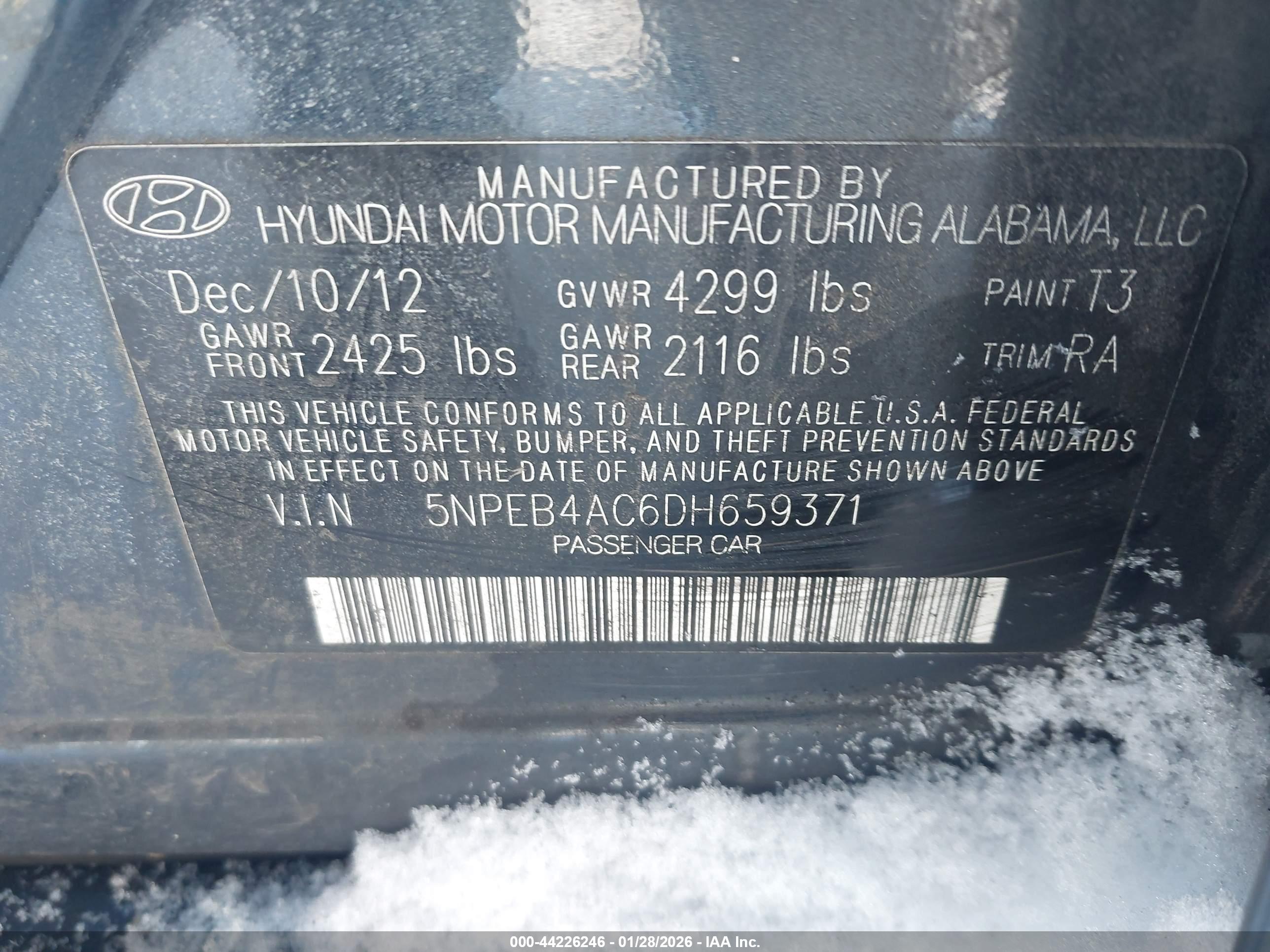 HYUNDAI SONATA image 9