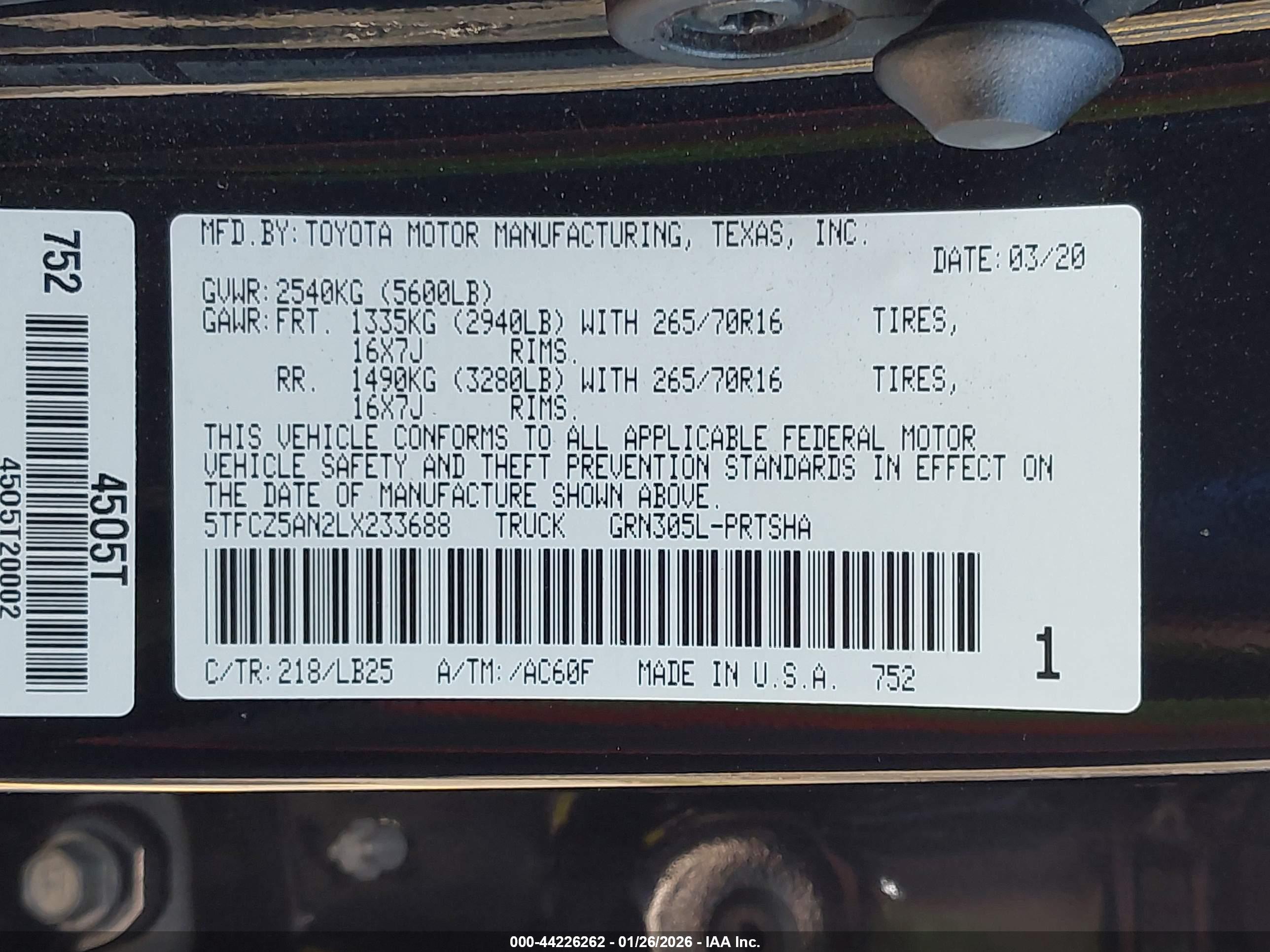 TOYOTA TACOMA image 9