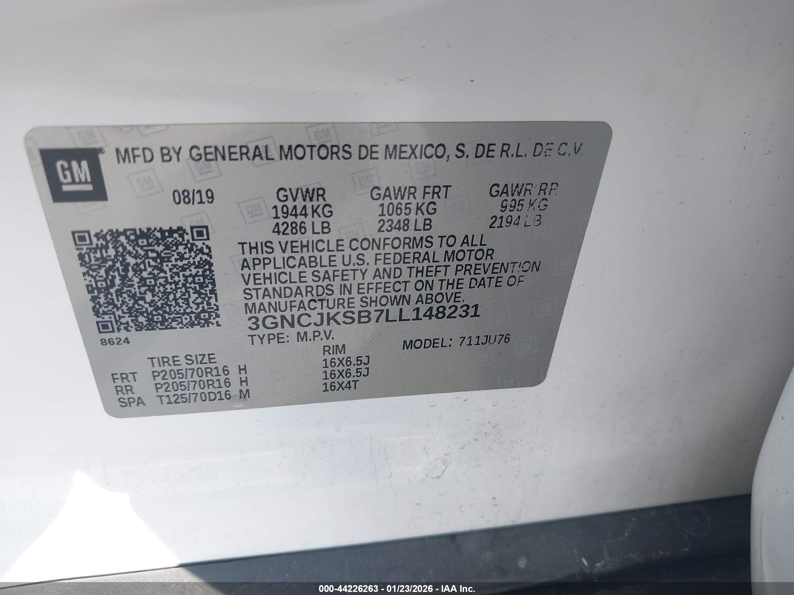 CHEVROLET TRAX image 9
