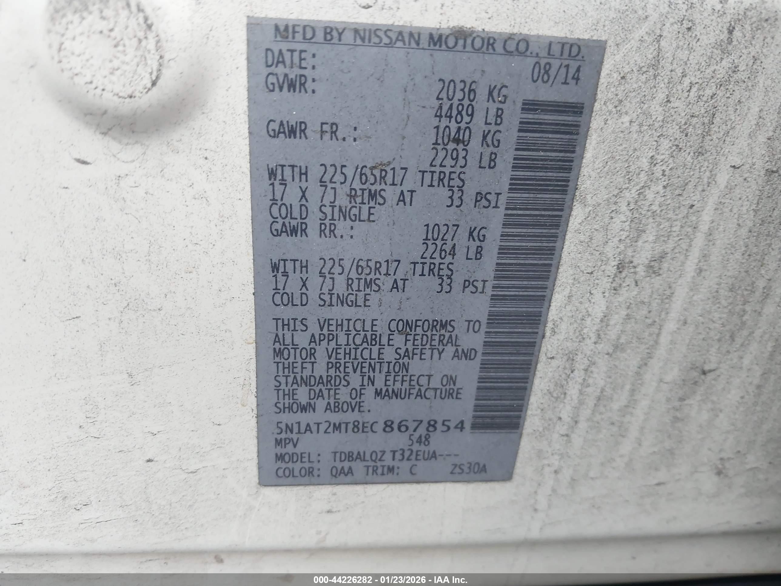 NISSAN ROGUE image 9