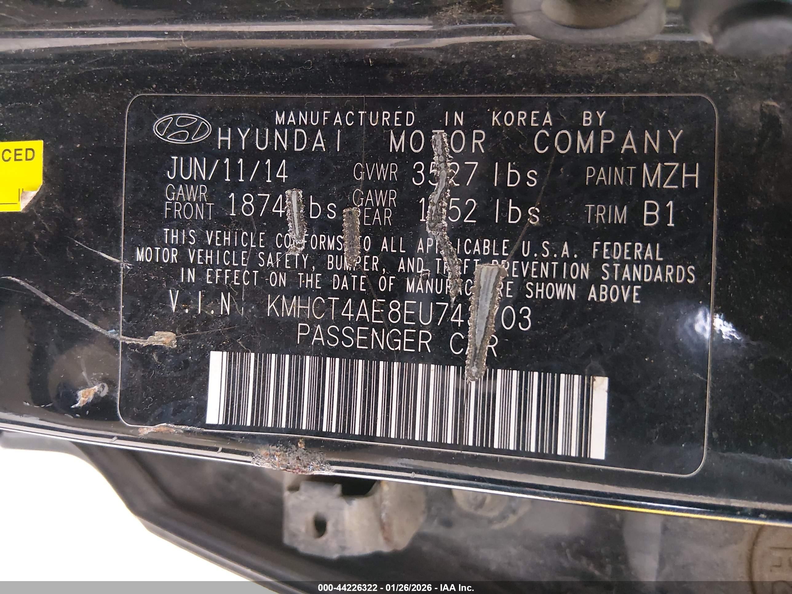 HYUNDAI ACCENT image 9
