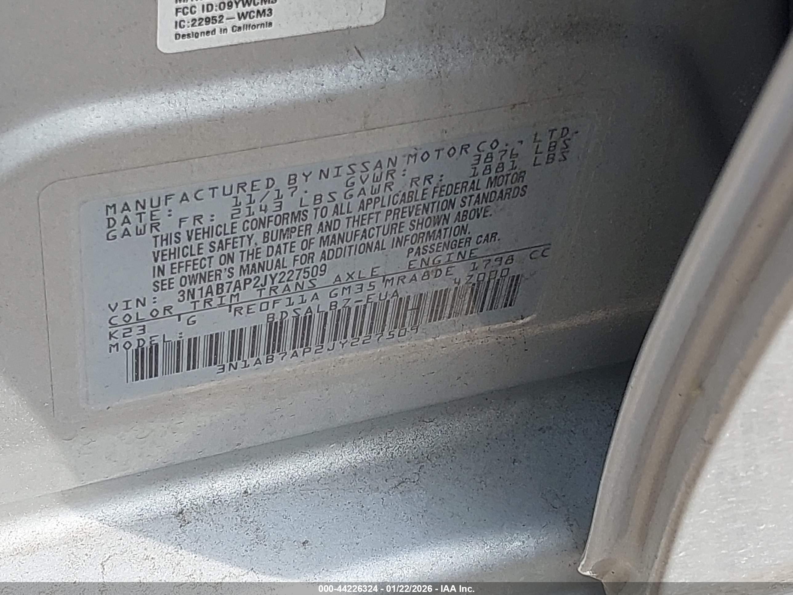 NISSAN SENTRA image 9