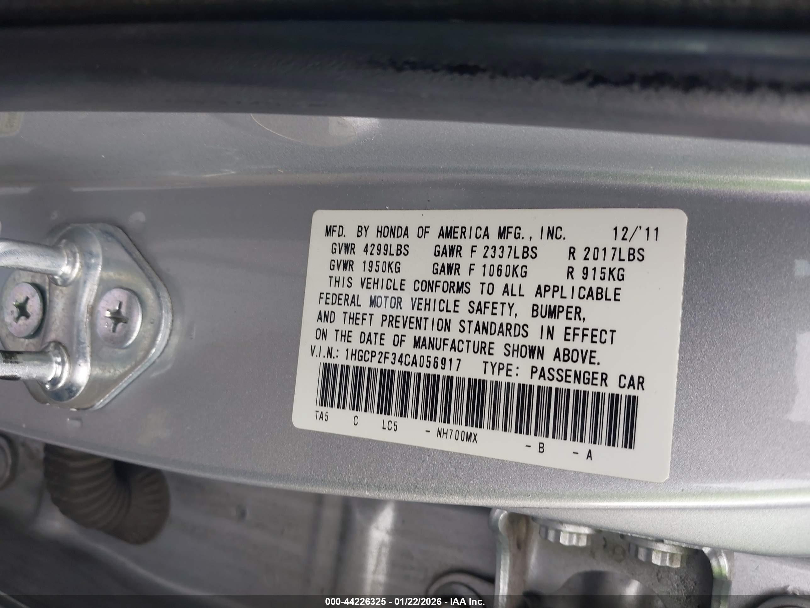 HONDA ACCORD image 9