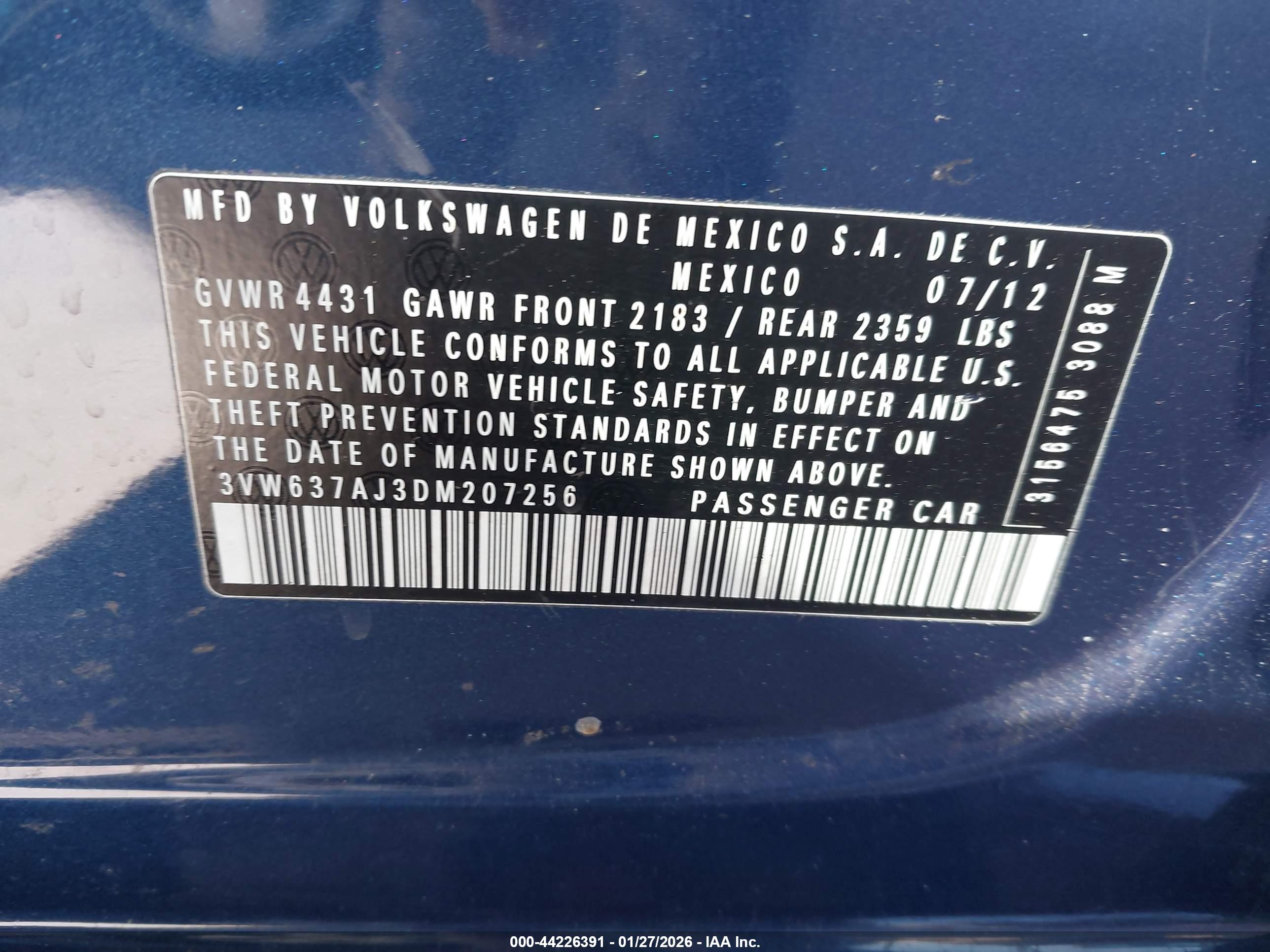 VOLKSWAGEN JETTA image 9