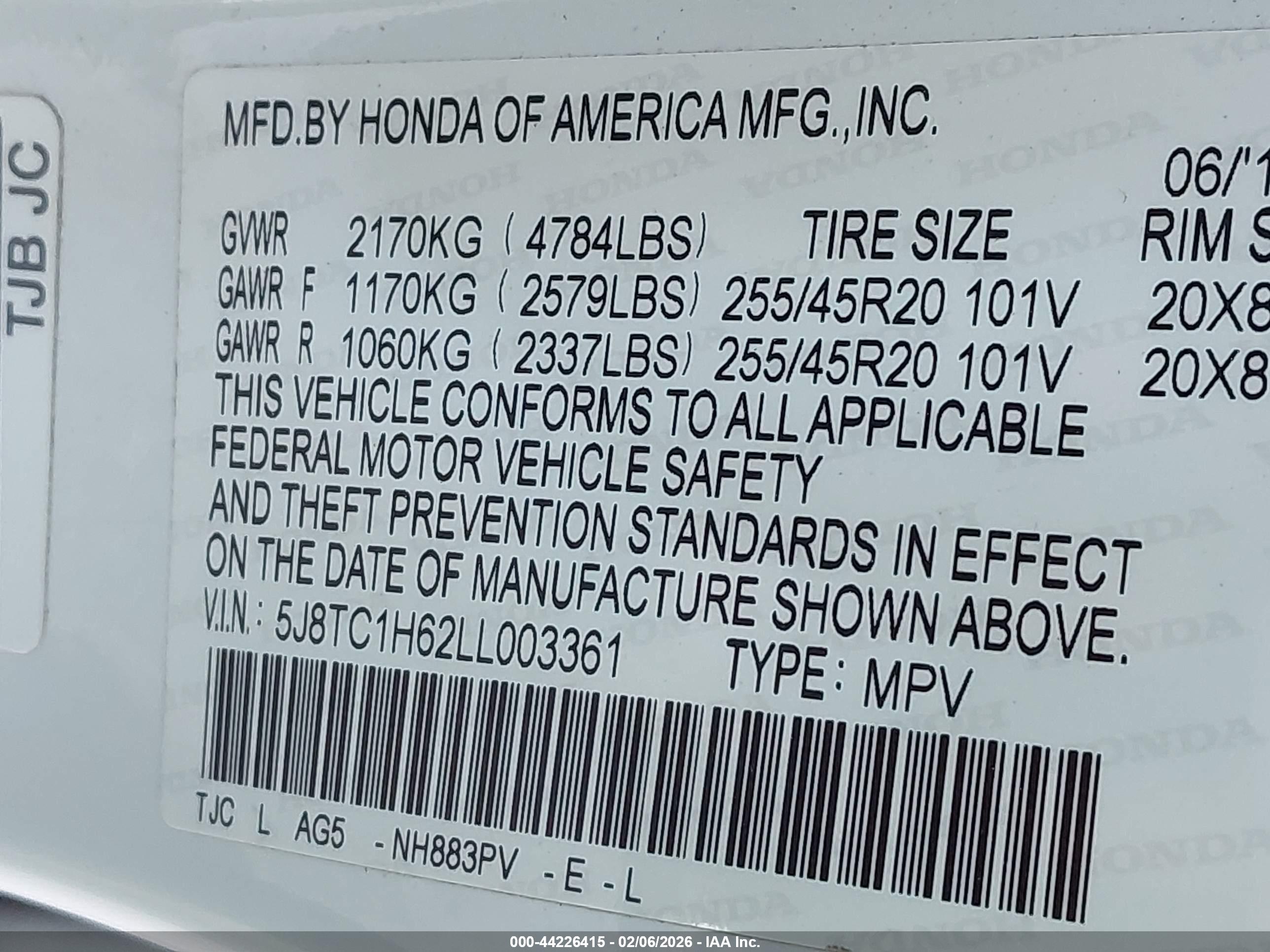 ACURA RDX image 9