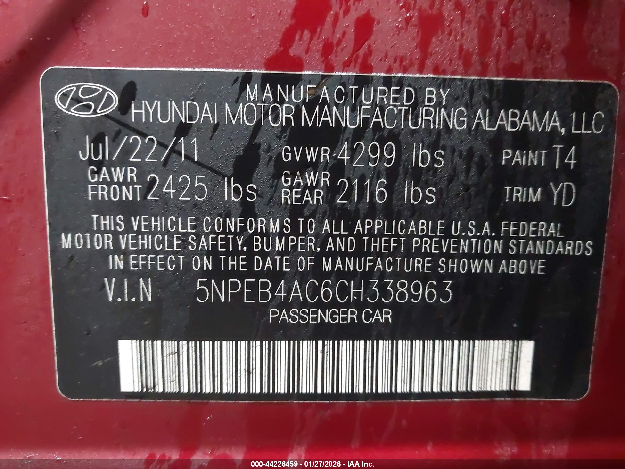 HYUNDAI SONATA image 9