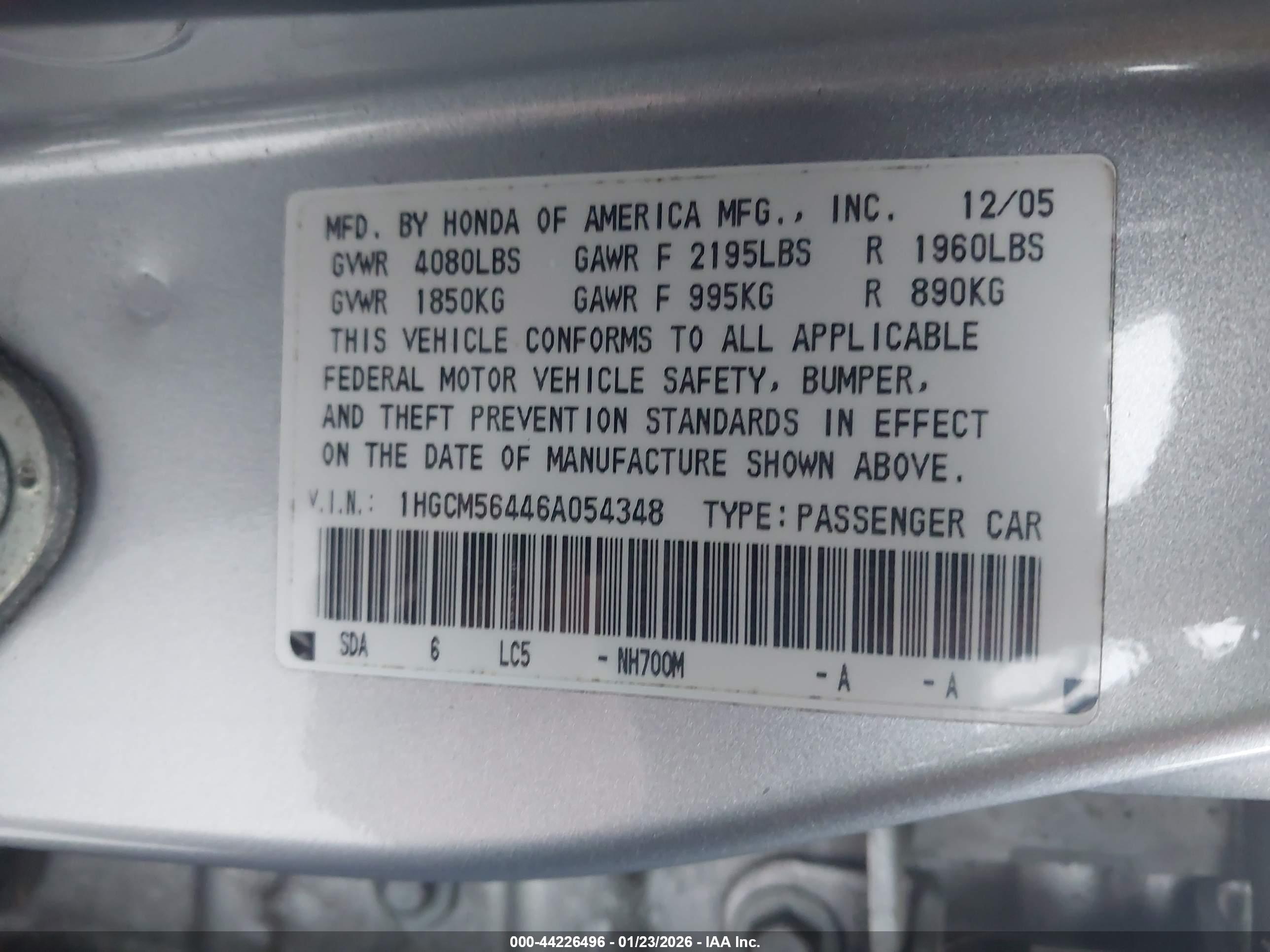 HONDA ACCORD image 9