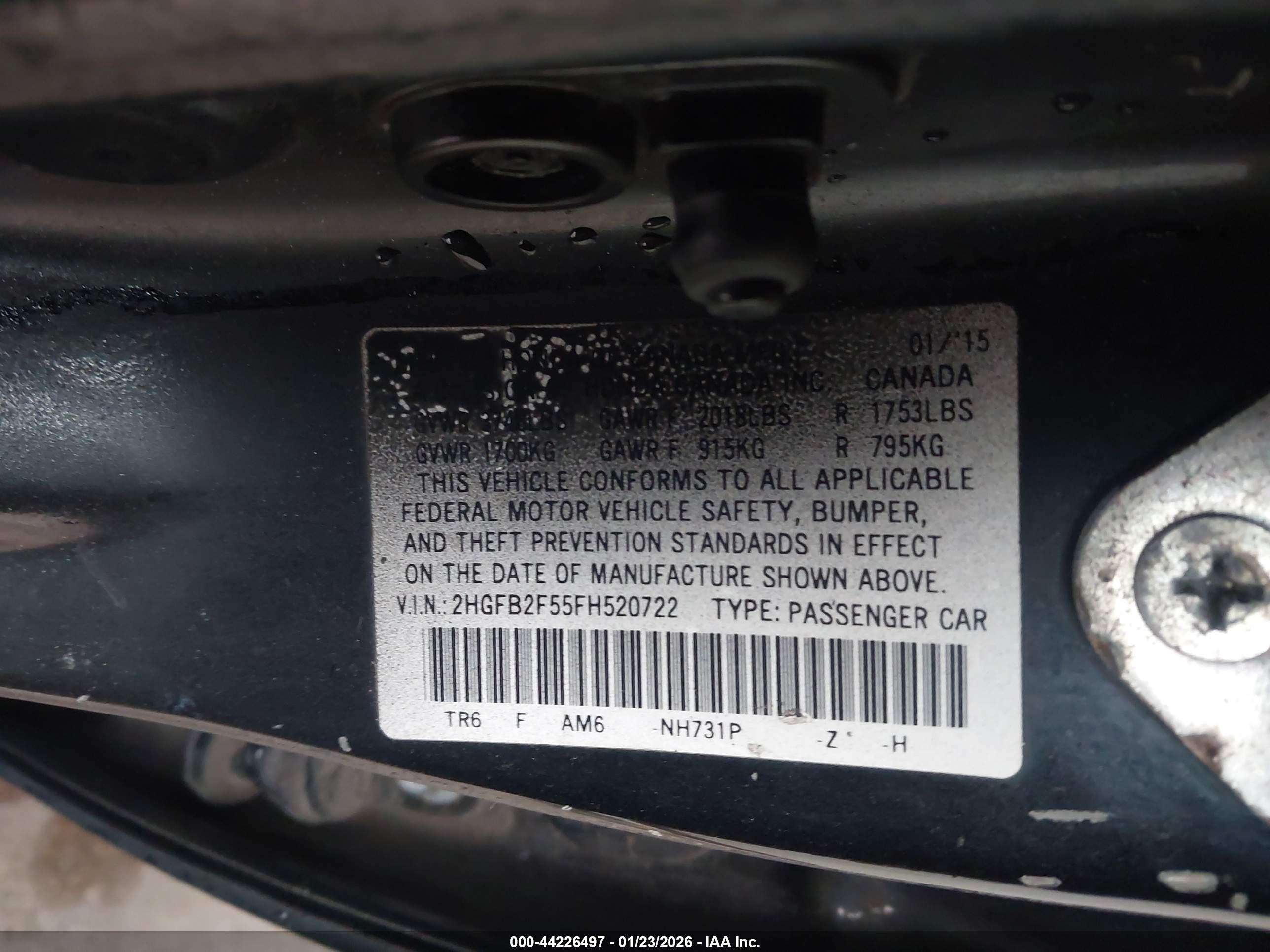 HONDA CIVIC image 9