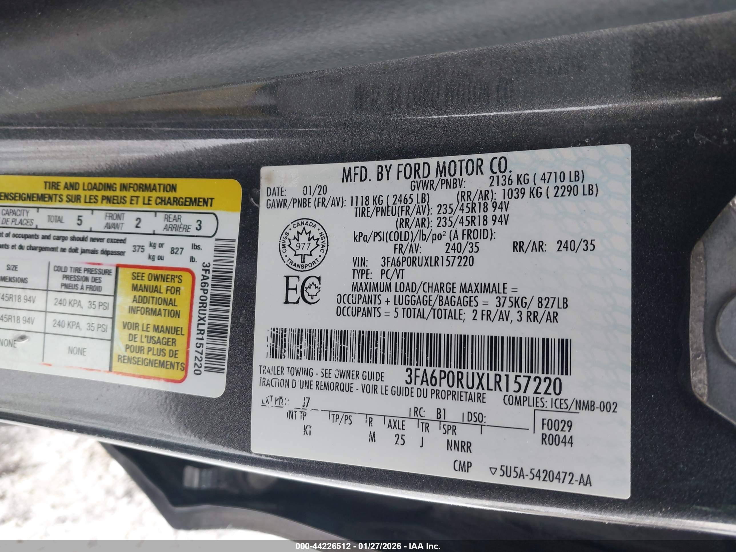 FORD FUSION image 9