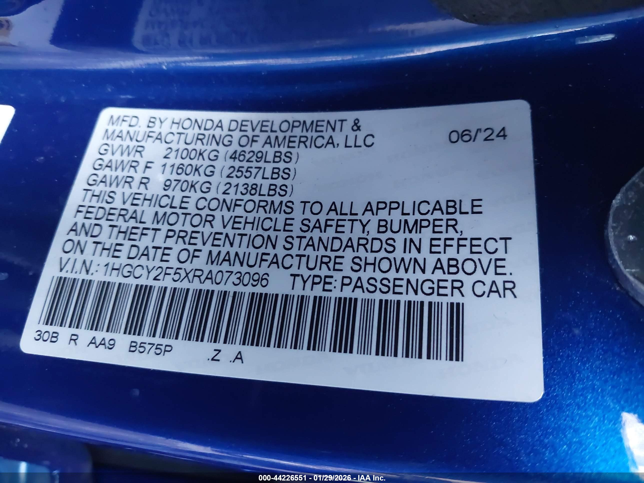HONDA ACCORD image 9