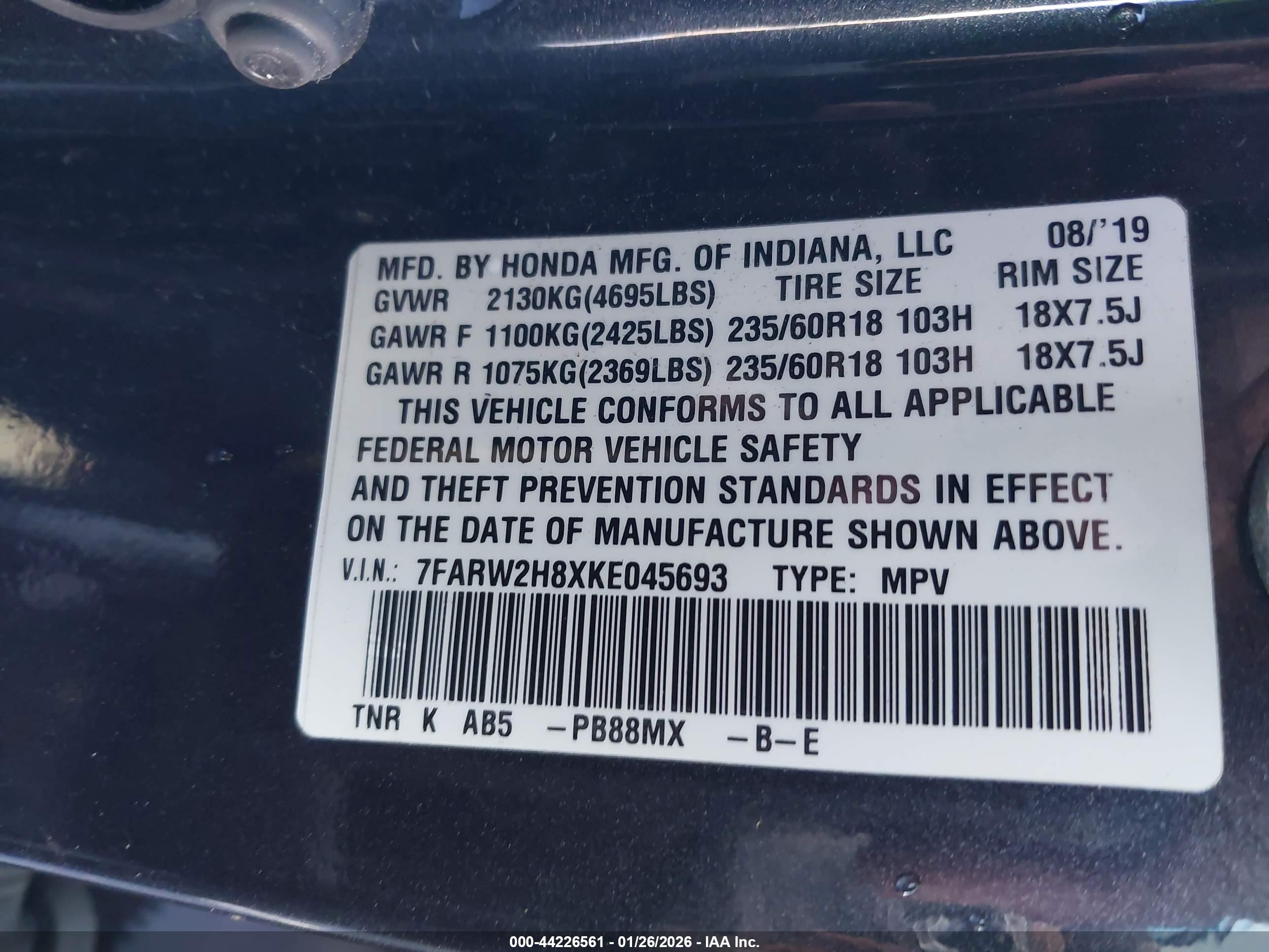 HONDA CR-V image 9