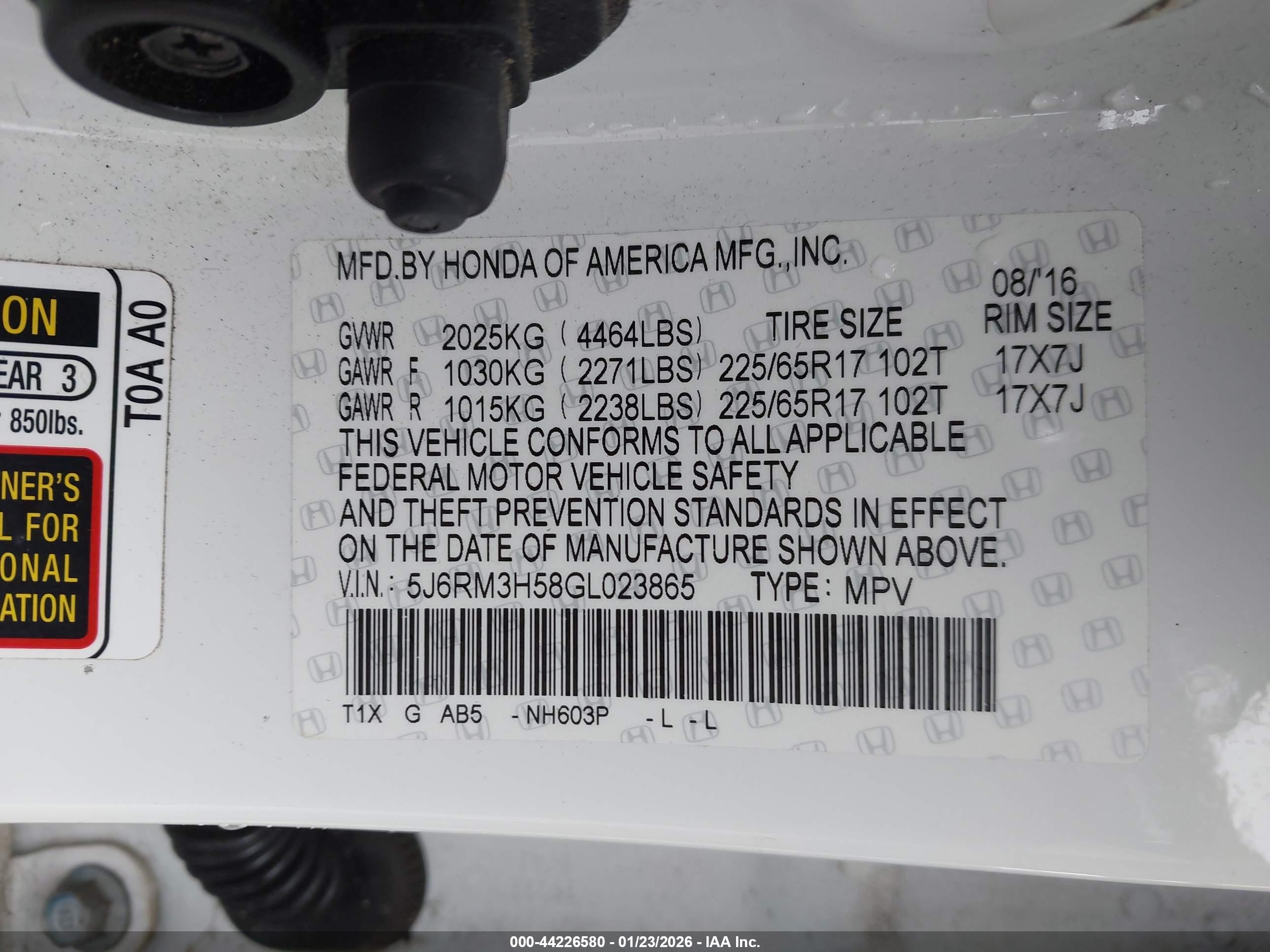 HONDA CR-V image 9