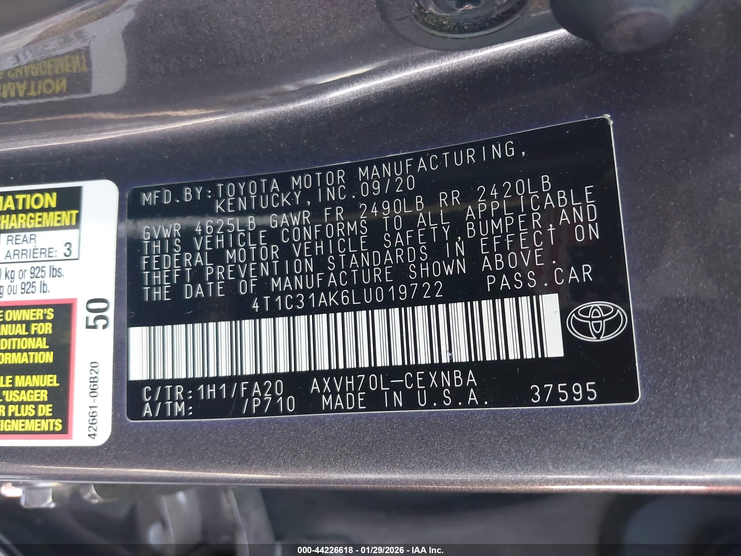 TOYOTA CAMRY image 9