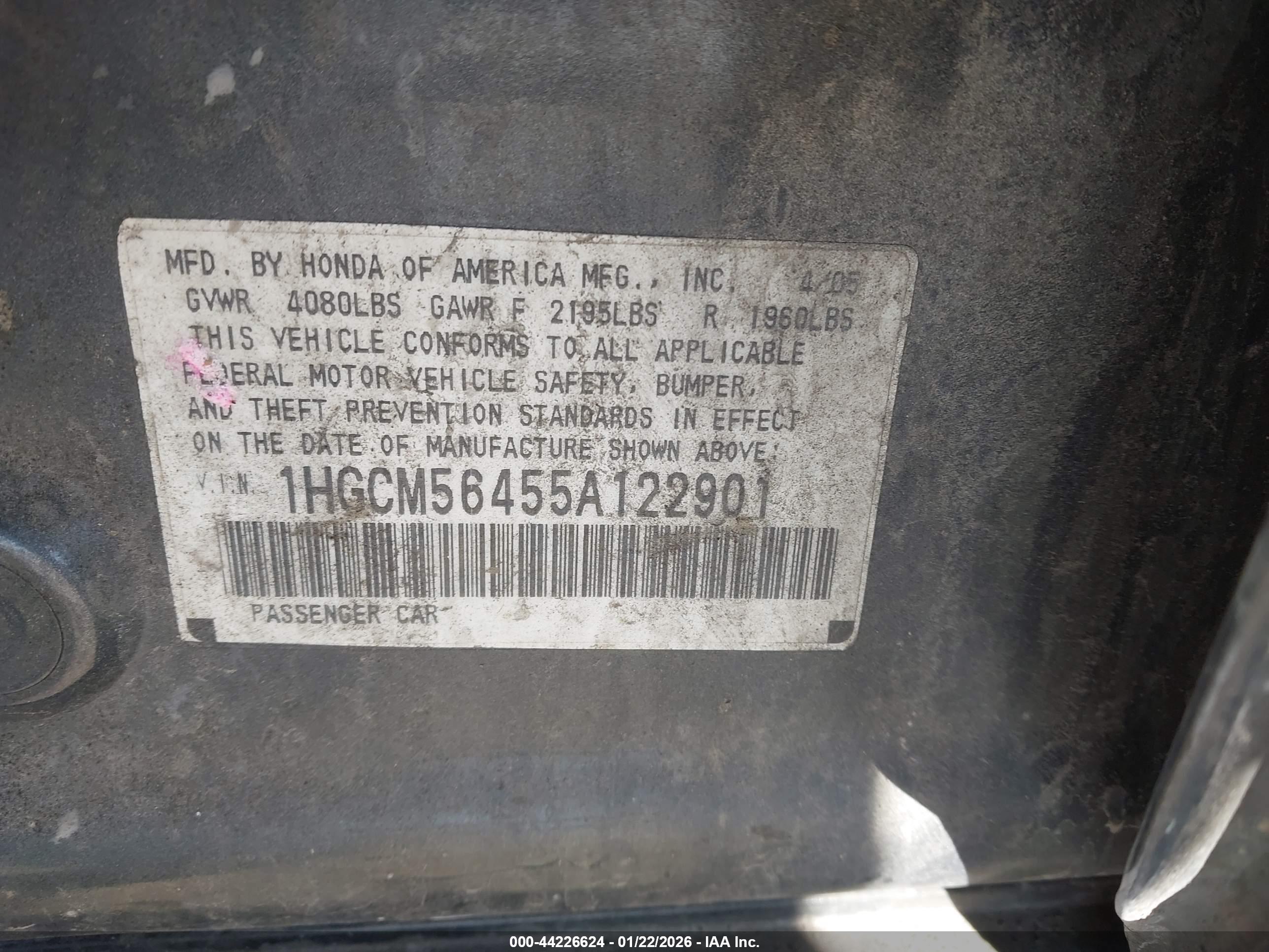 HONDA ACCORD image 9