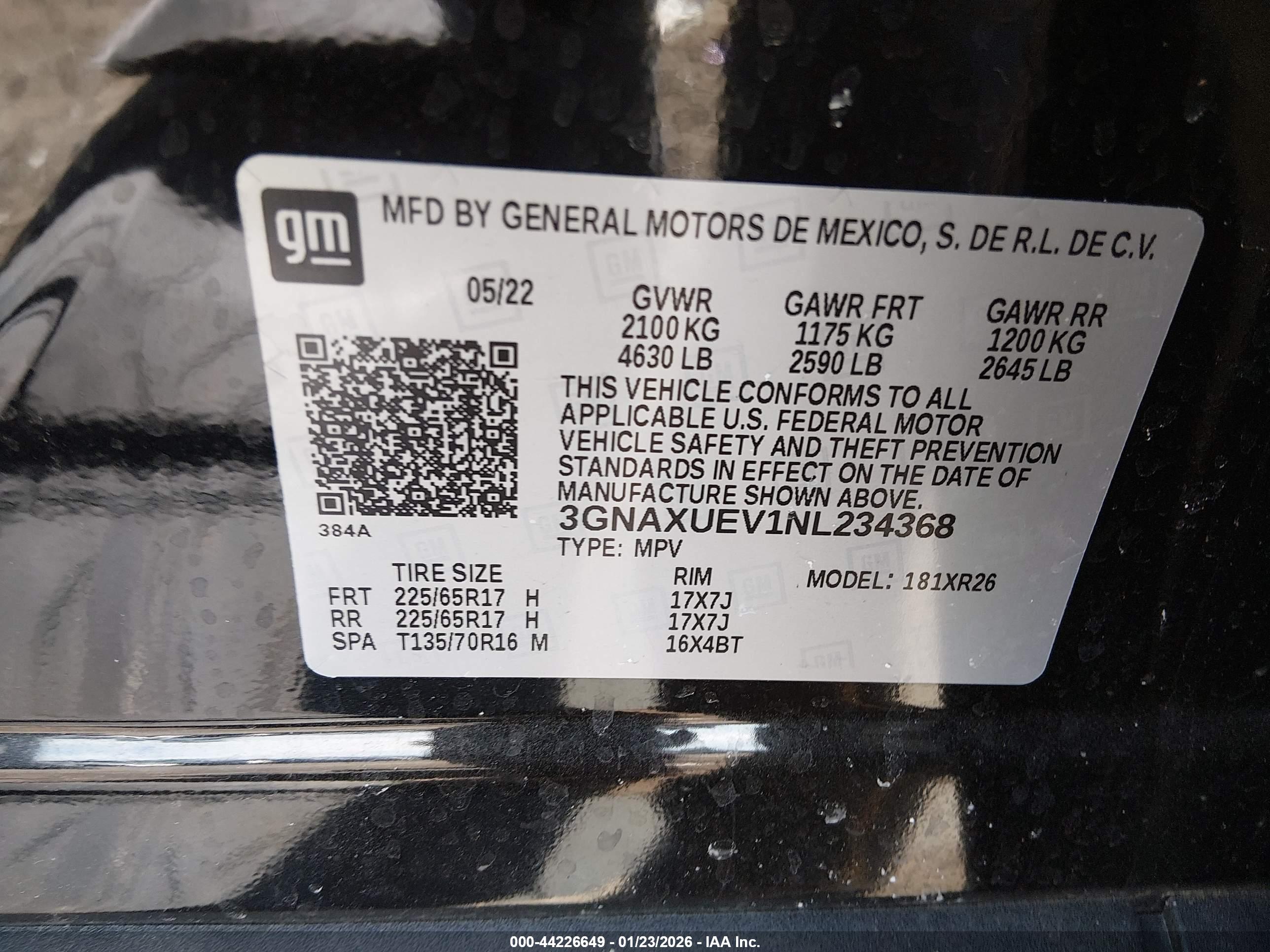 CHEVROLET EQUINOX image 9