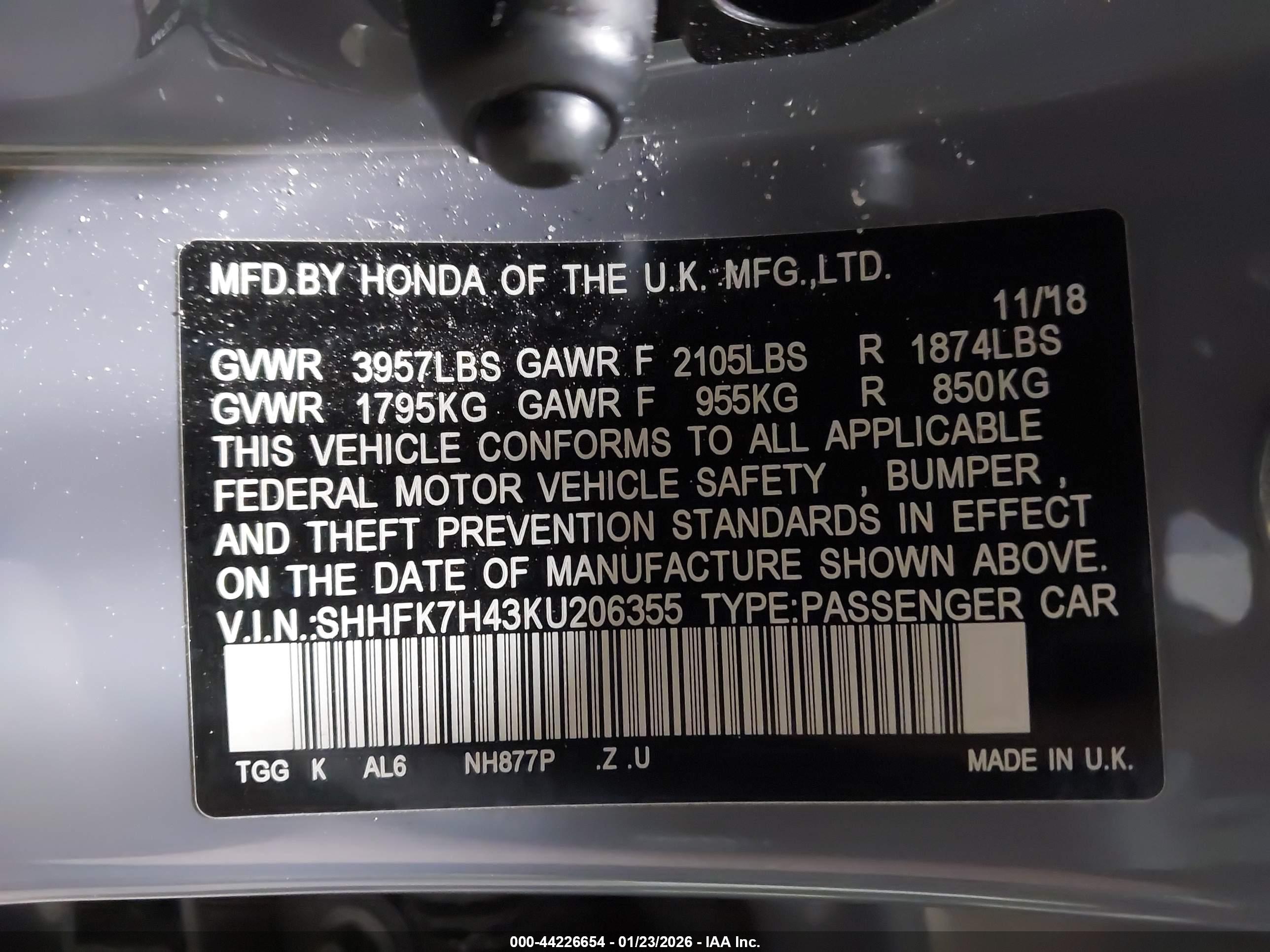HONDA CIVIC image 9