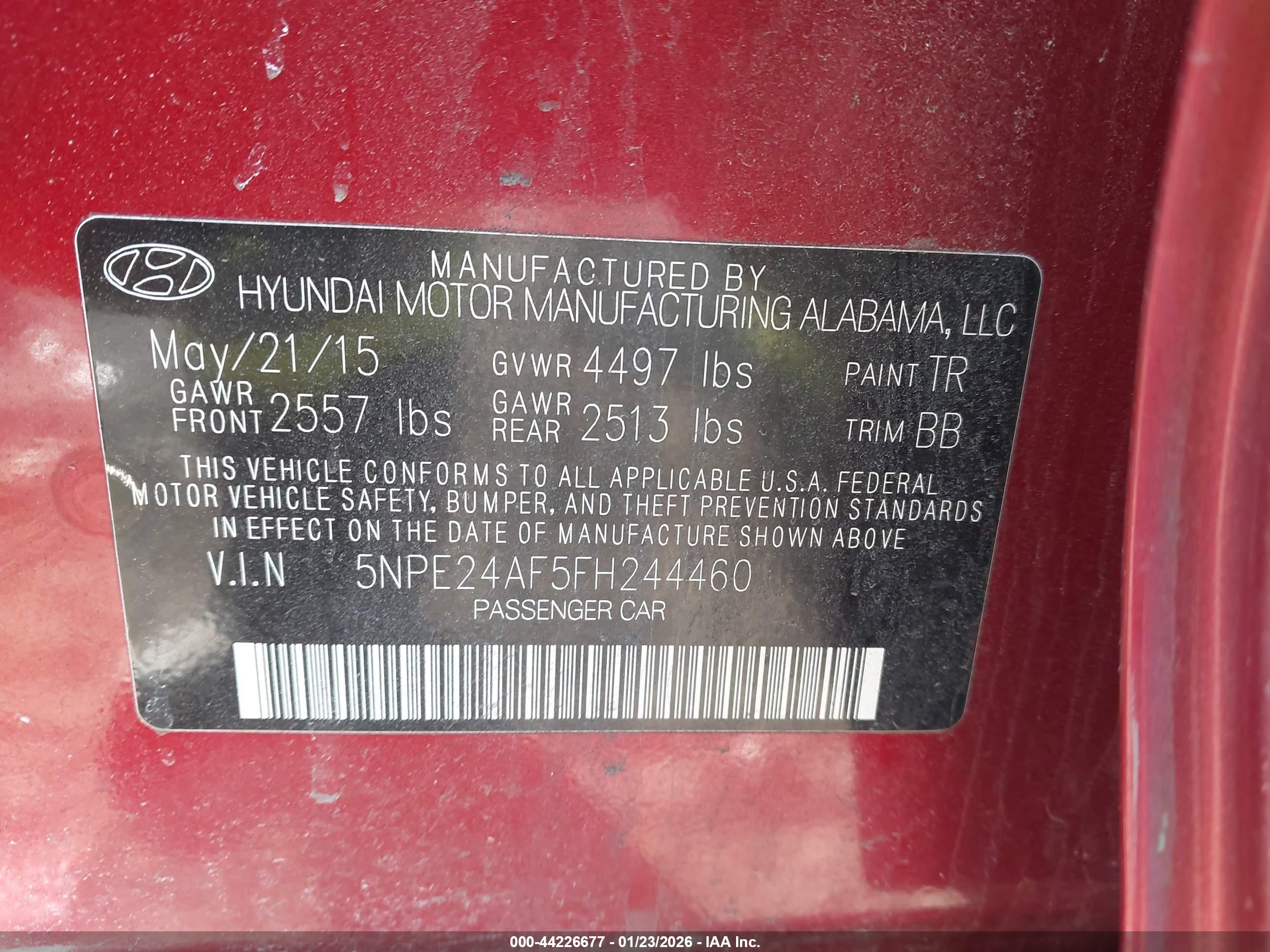 HYUNDAI SONATA image 9